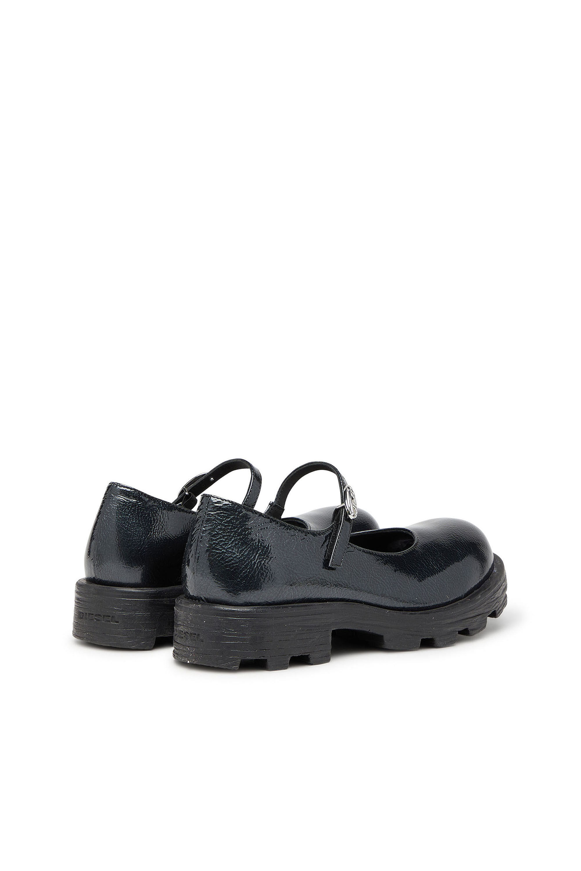 Women's D-Hammer - Lugged Mary Jane flats in patent leather