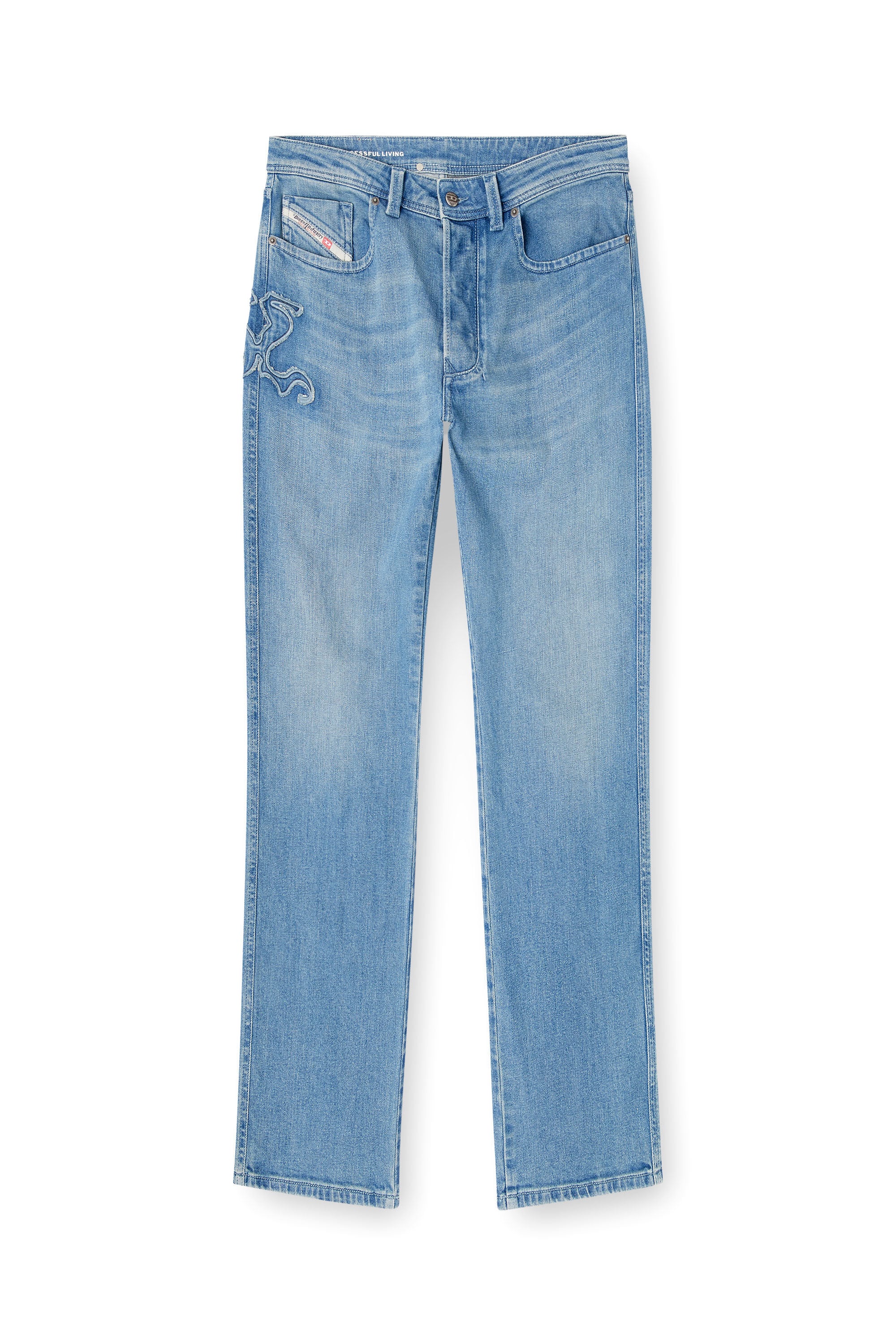 Men's Regular Jeans | Low Waist 1985 LarkeeLight Blue | Diesel US