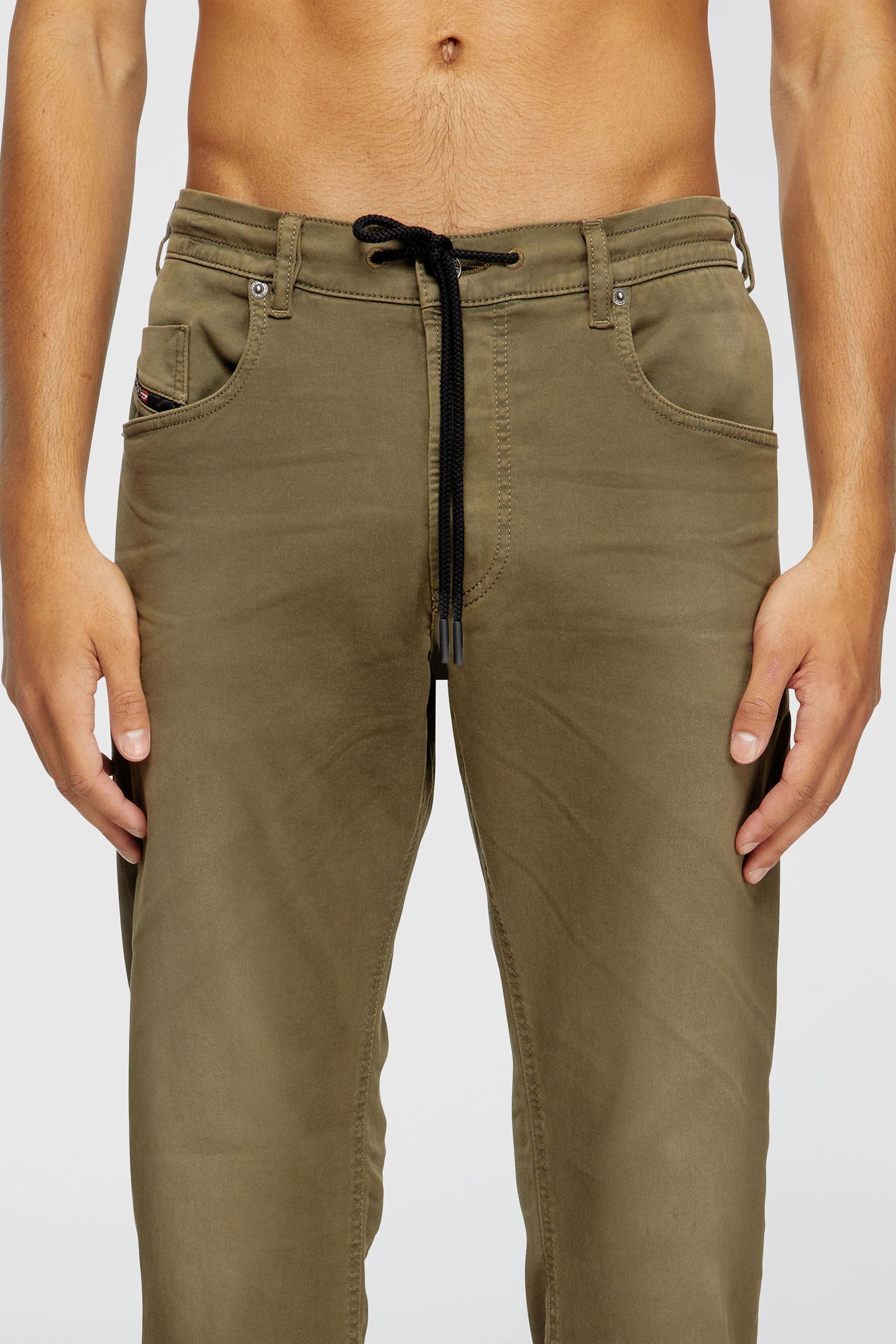 Diesel - Man's Regular 2032 D-Krooley Joggjeans&reg; 0670M, Green - 5