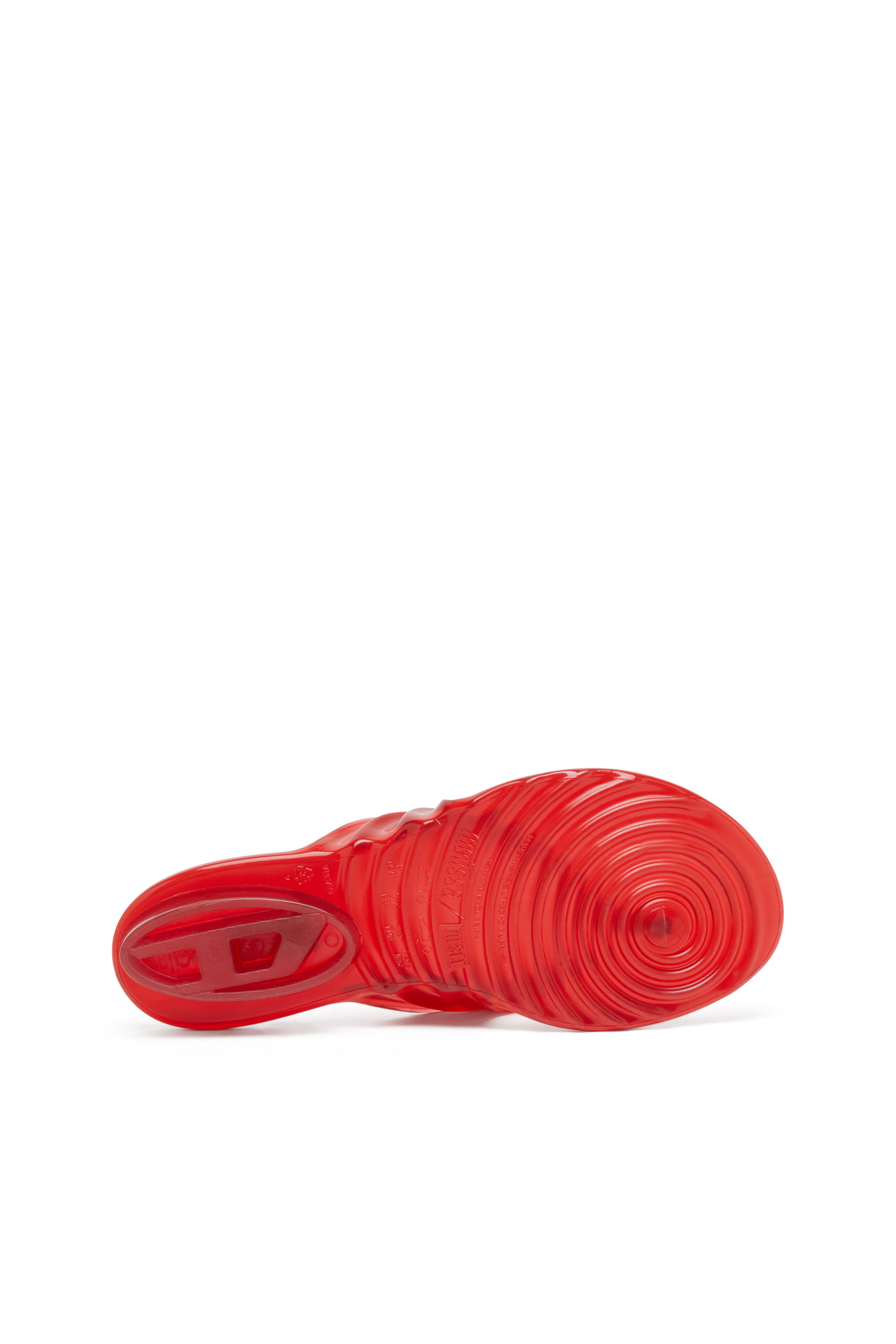 Diesel - MELISSA QUANTUM THONG, Tong sculpturale en Melflex&reg; Femme in Rouge - 5