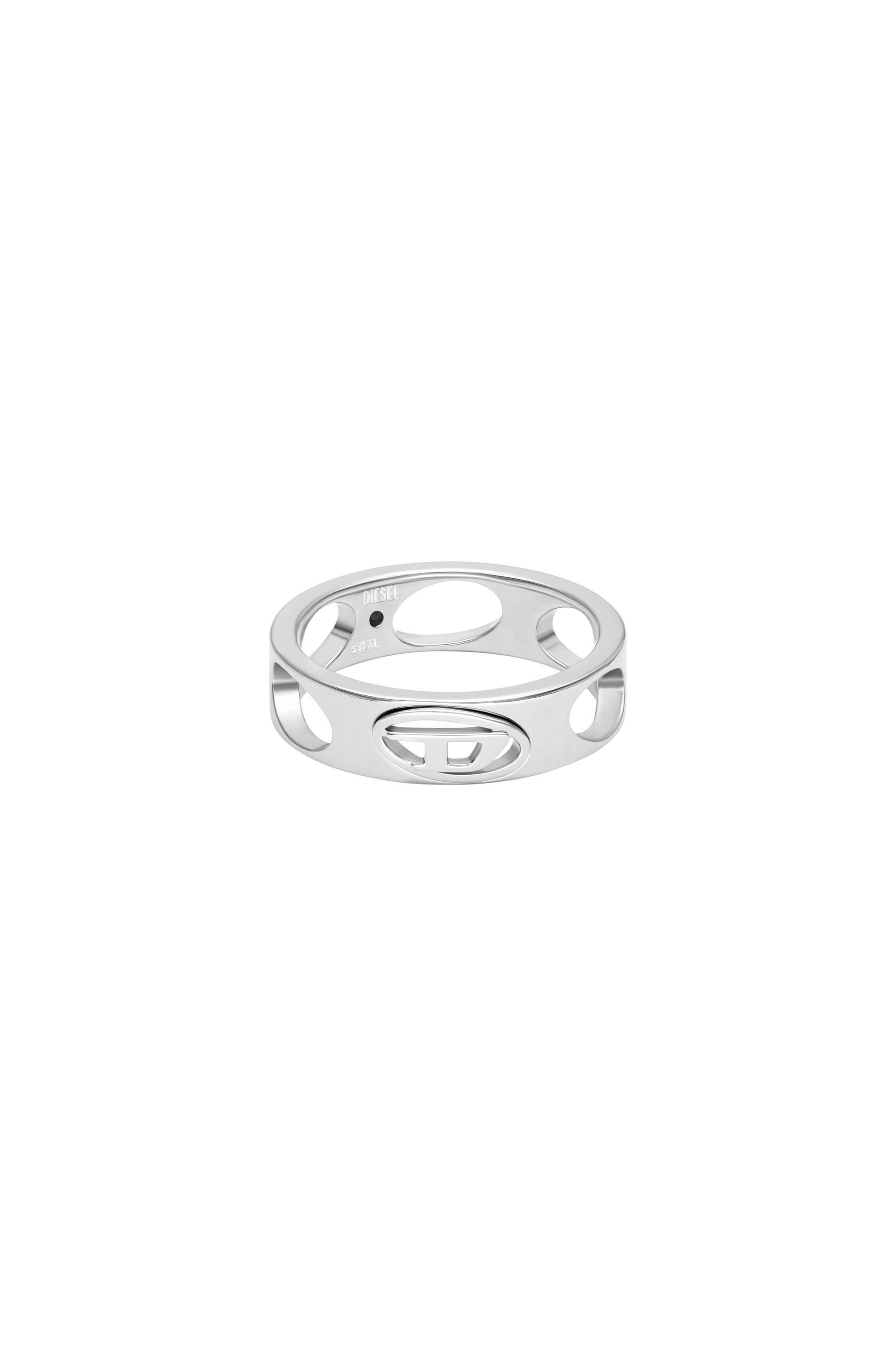 Diesel - DX166540 JEWELLERY, Anillo de banda de acero inoxidable Unisex in Plateado - 2