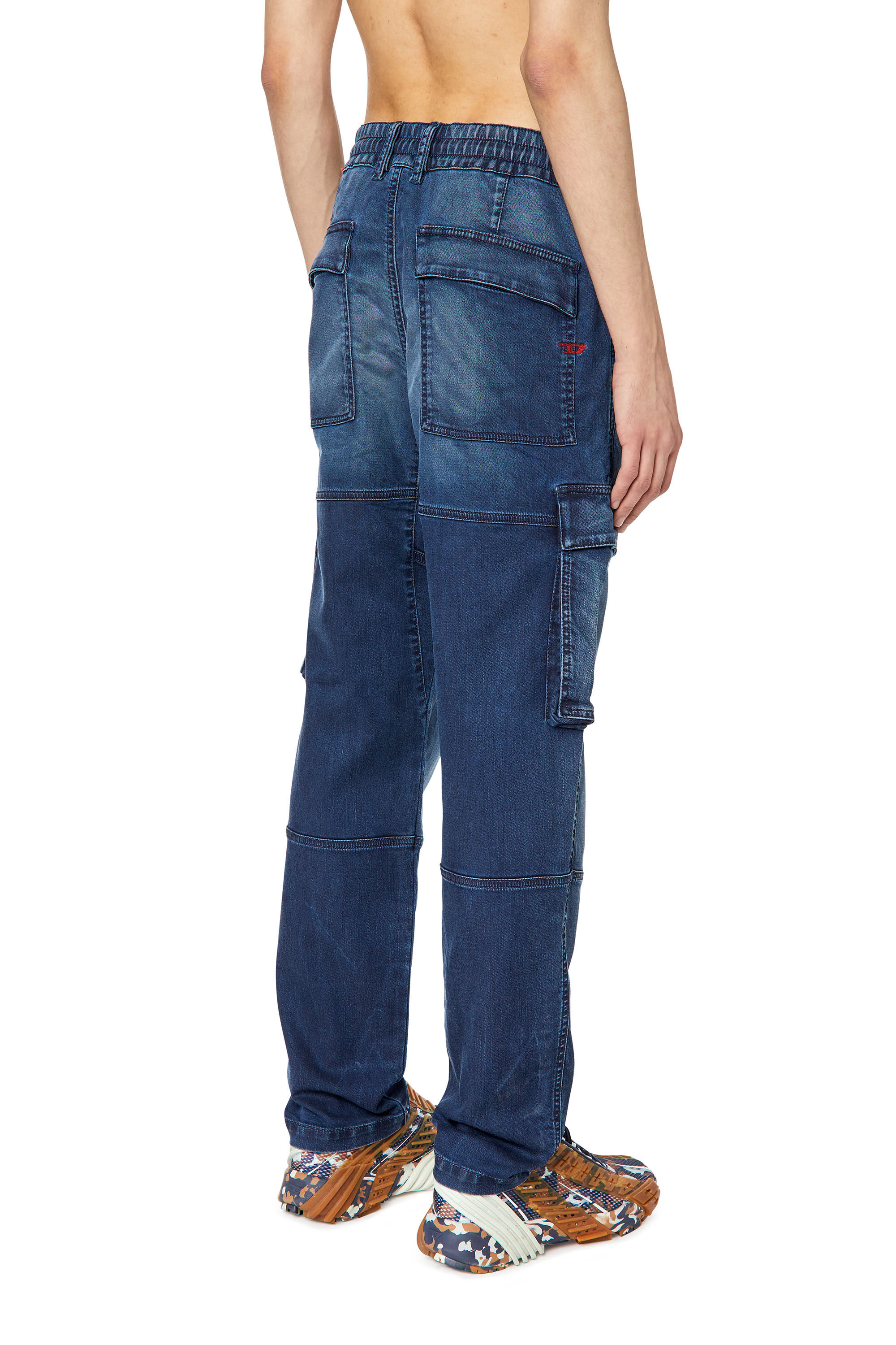 Diesel - Tapered 2030 D-Krooley Joggjeans® 068DV, Tapered 2030 D-Krooley Joggjeans® Homme in Bleu - 4