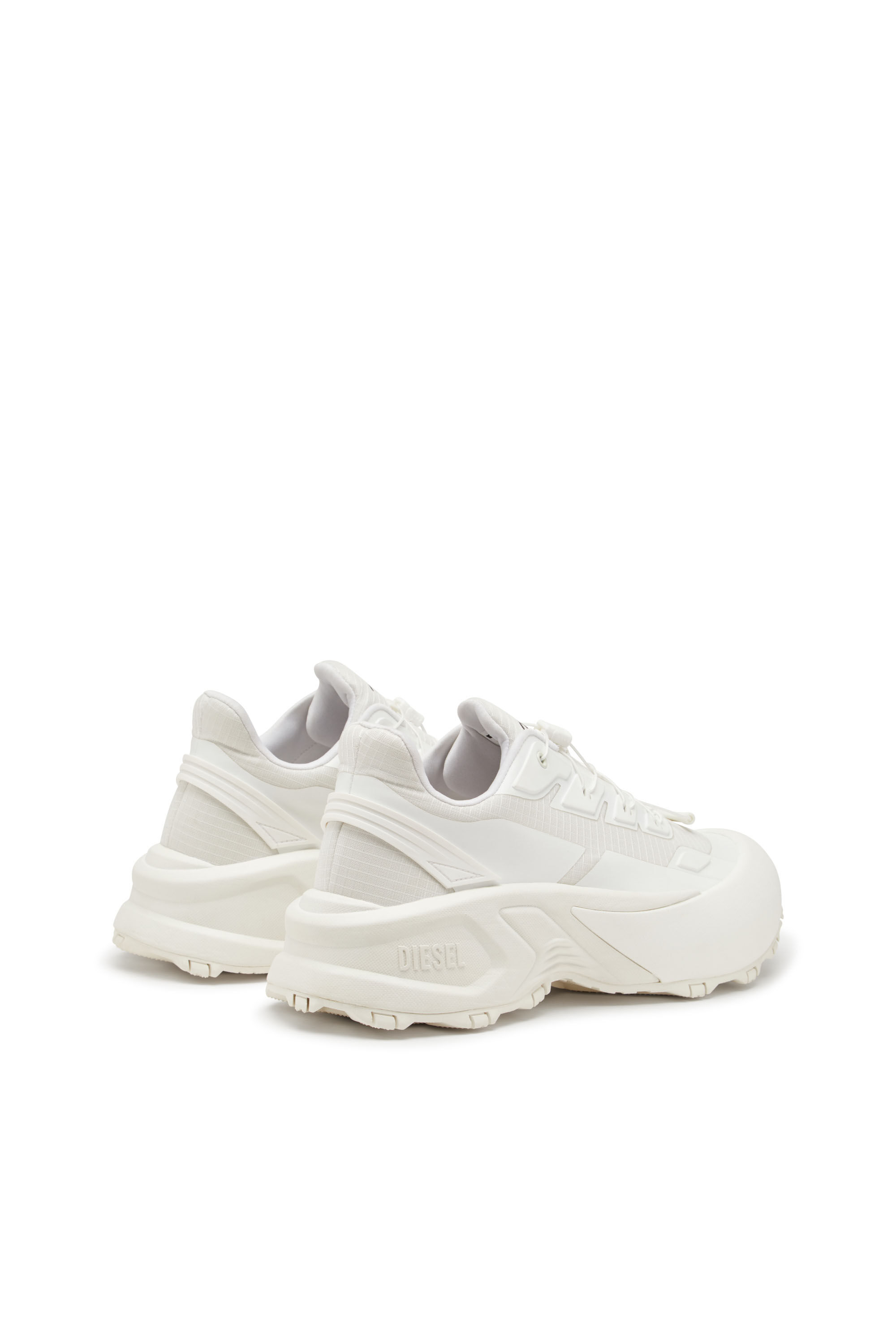 Men's D-Cage Runner-Sneakers in TPU-trimmed ripstop | White | Diesel