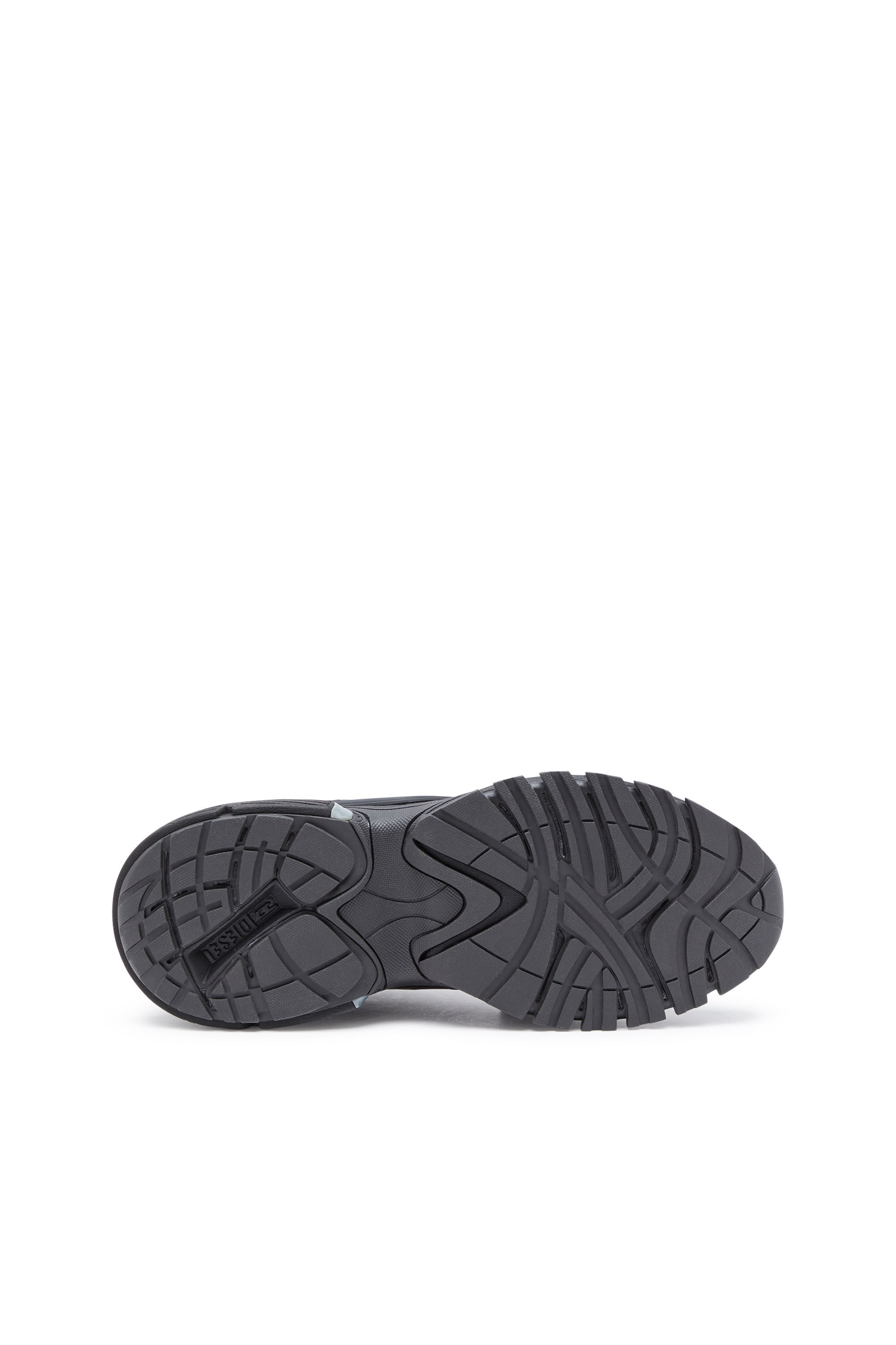 Diesel - S-SERENDIPITY PRO-X1, S-Serendipity Pro-X1 - Sneakers en mesh avec superpositions embossées Homme in Noir - 5
