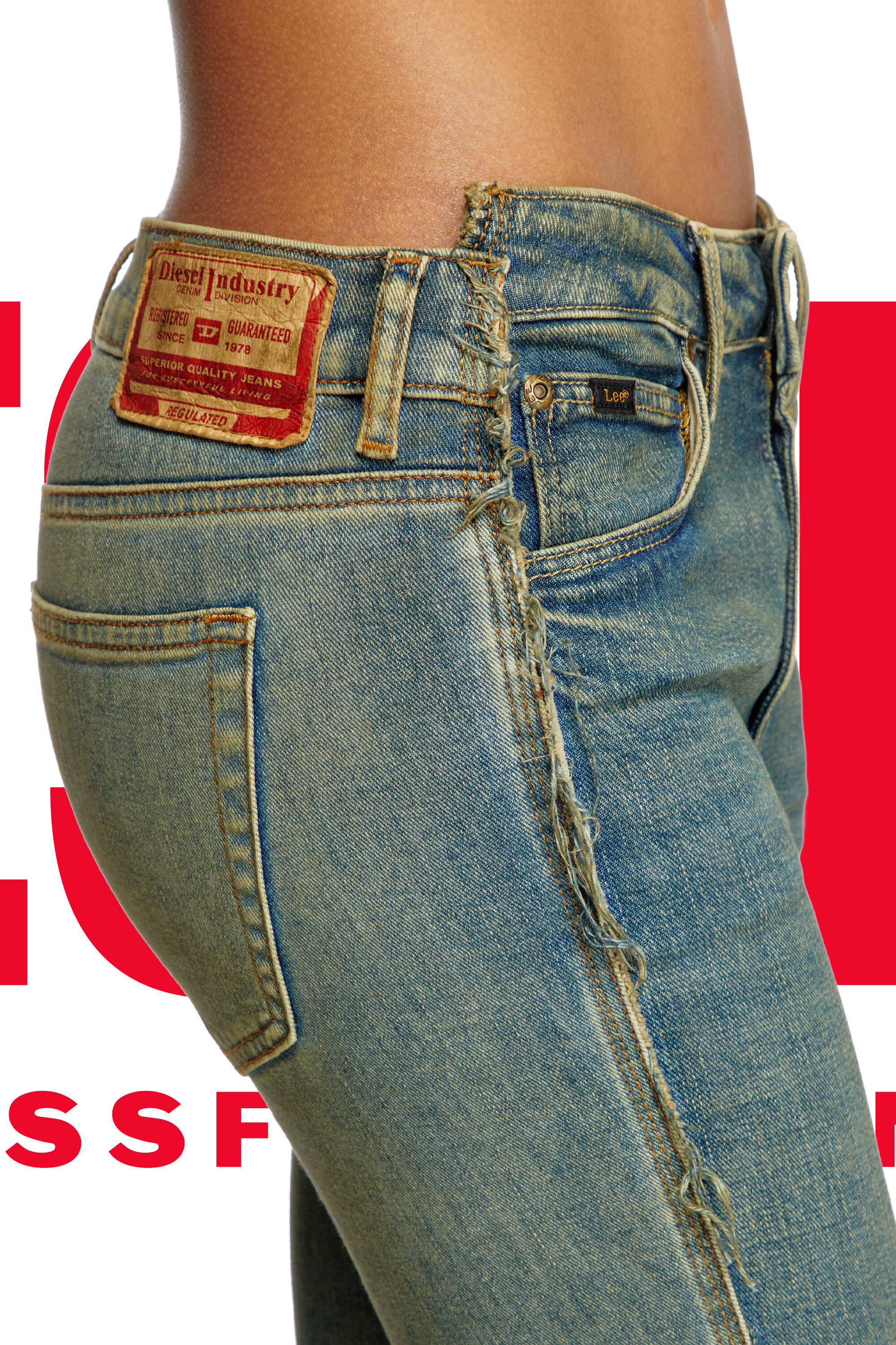 Diesel - Female's Regular Jeans Dieseloves 02 09N01, Dark Blue - 2