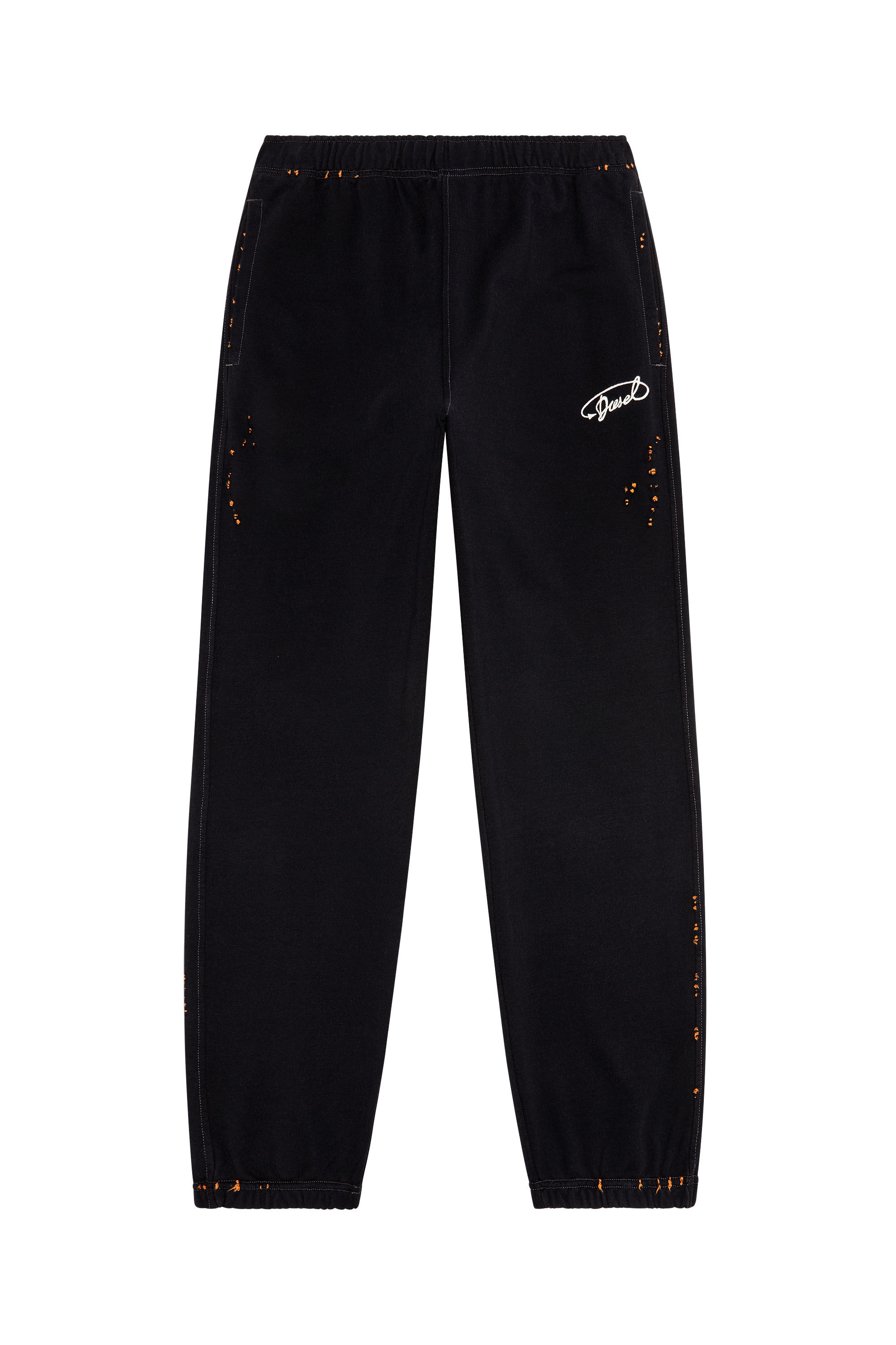 Diesel - P-MARKY-POCK, Male's Track pants with destroyed detailing in Black - 2