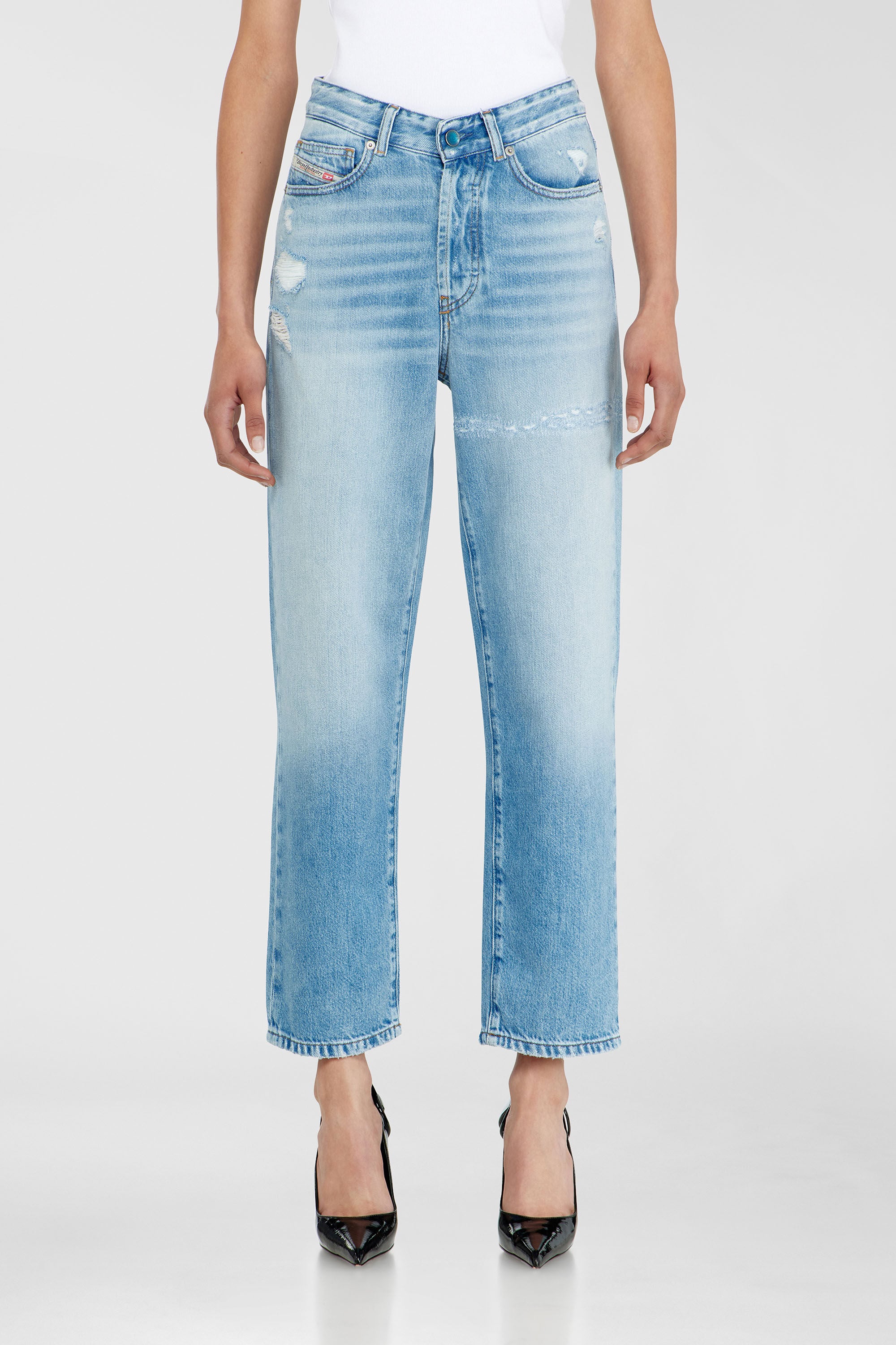 Diesel - Regular Jeans 1981 D-Went 09P49 Femme, Bleu Clair - Image 4