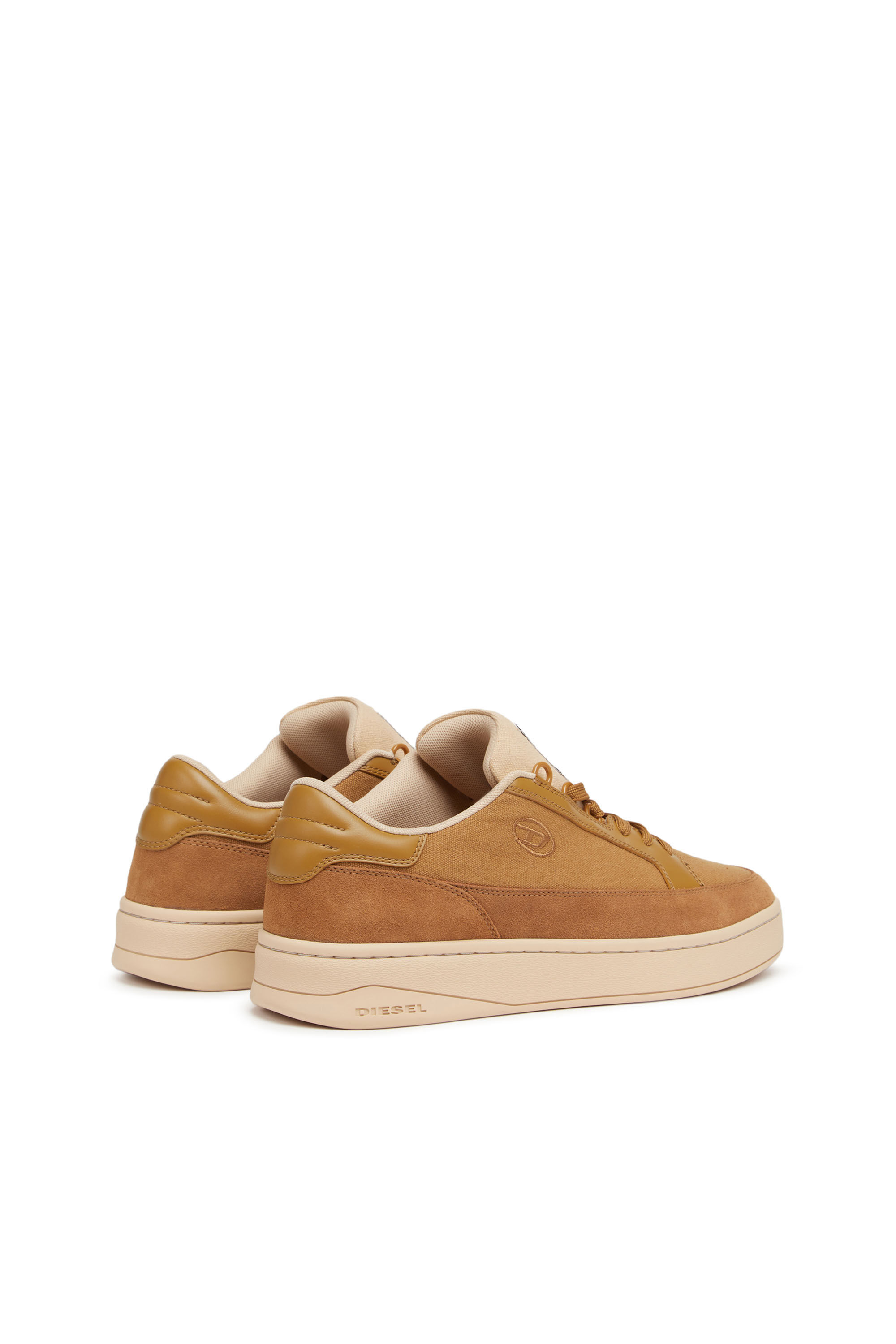 Diesel - S-SINNA LOW, Male's S-Sinna Low - Sneakers in canvas and action leather in Light Brown - 3