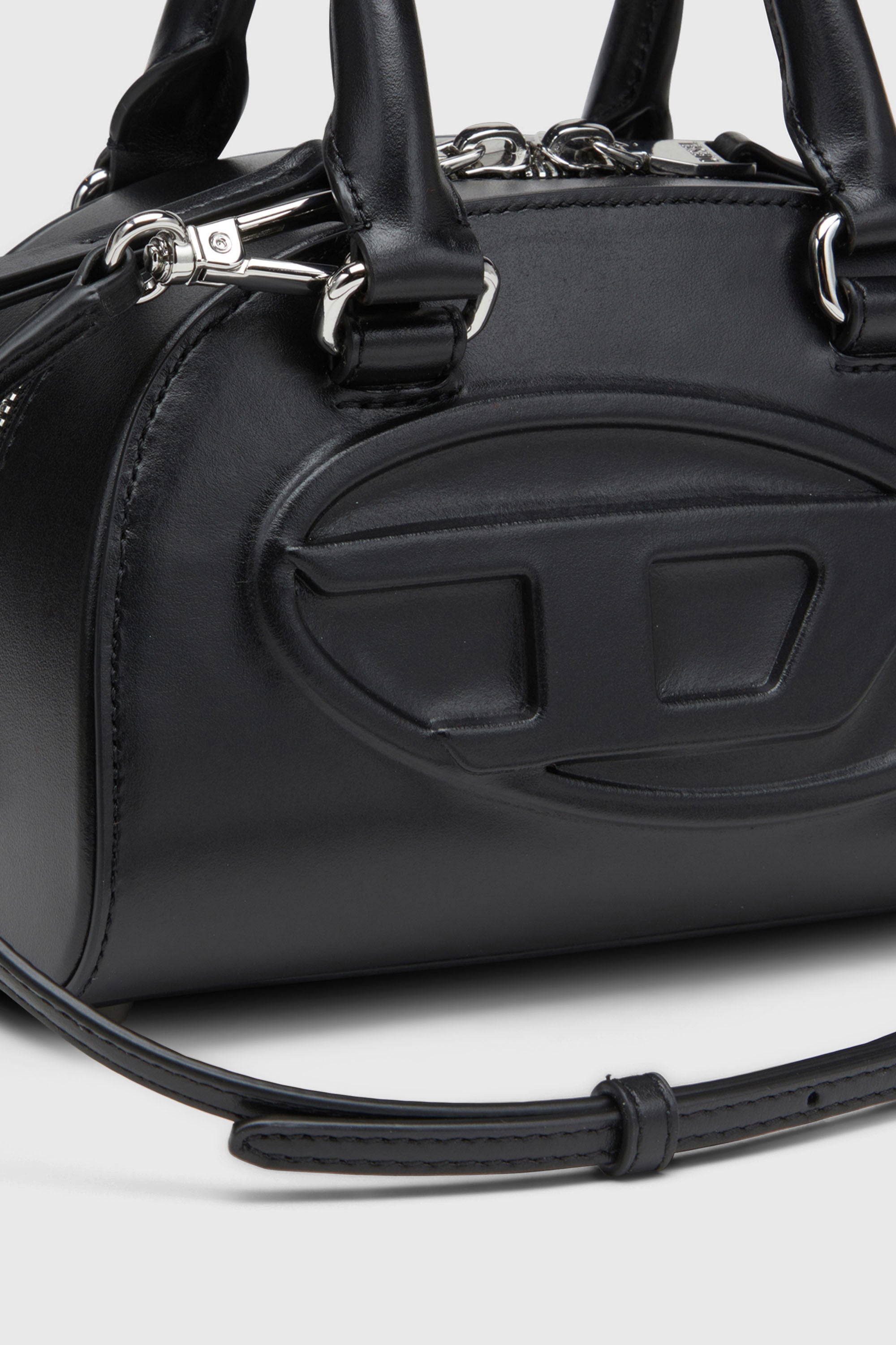 Mini Bowler Bag: Leather Purse with D Logo | Diesel® US {{Country}}