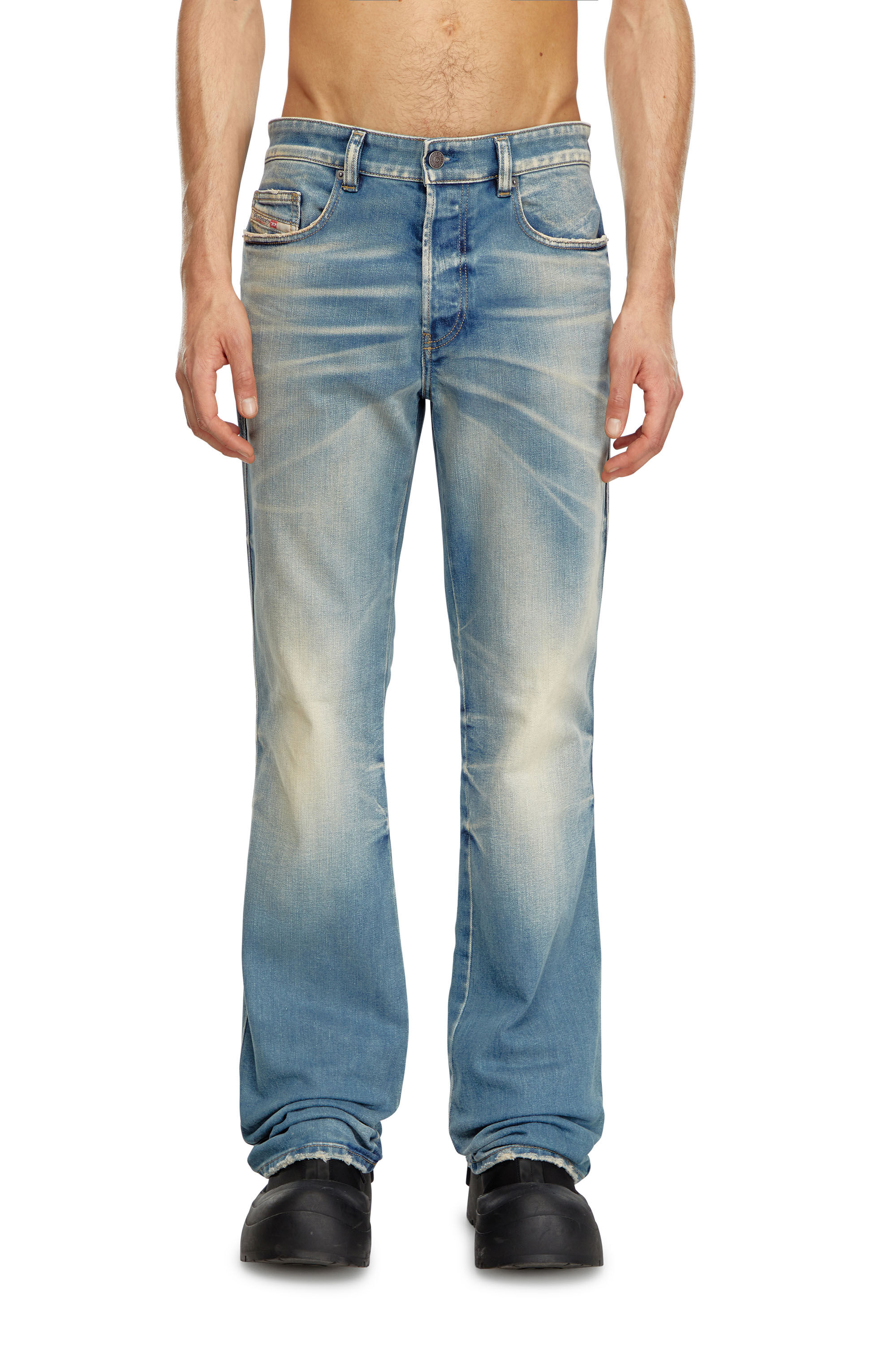 Diesel - Bootcut Jeans 1998 D-Buck 09J62 Homme, Bleu moyen - Image 3