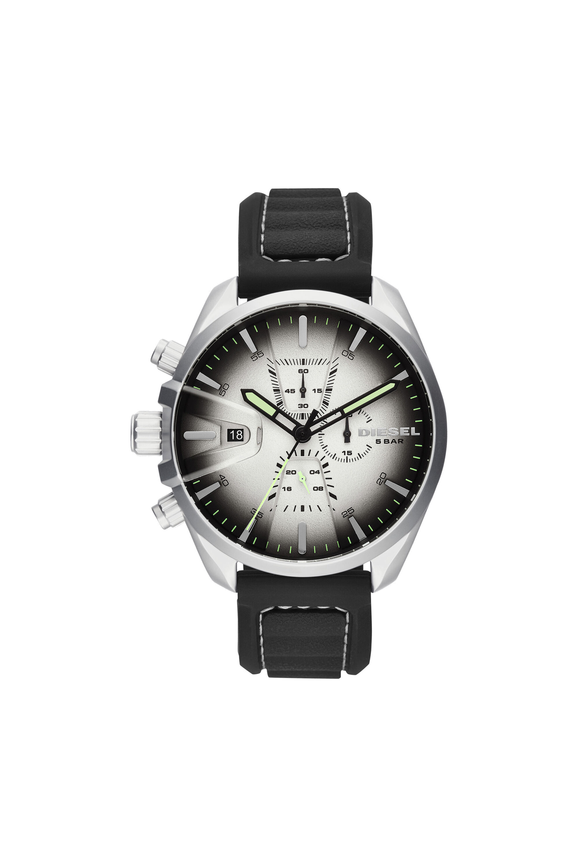 DZ4483 Man: Ms9 black watch with green details, 47 mm | Diesel