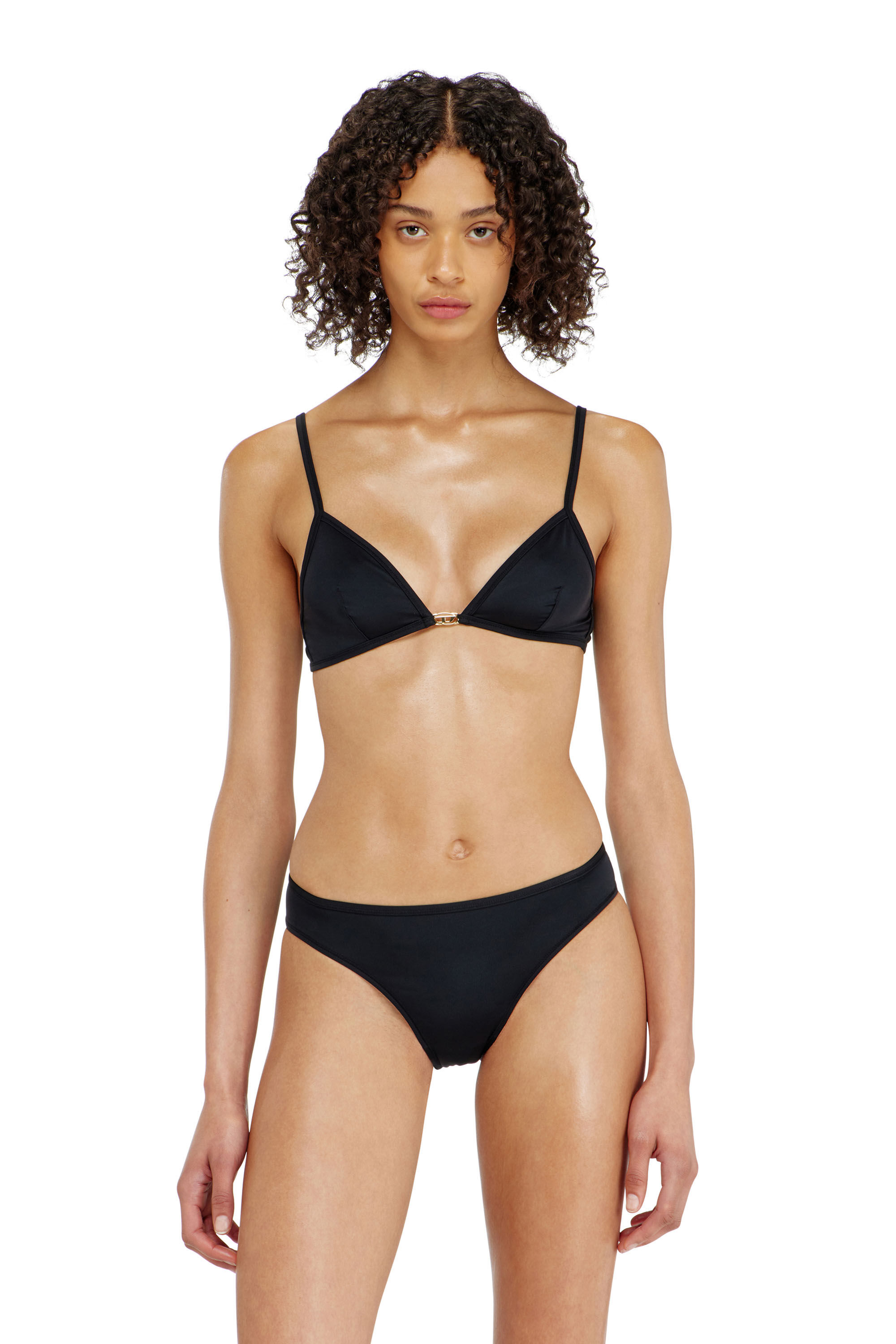 Diesel - LUNA-UTLT, Sujetador triangular de nailon con detalle Oval D Mujer in ToBeDefined - 1