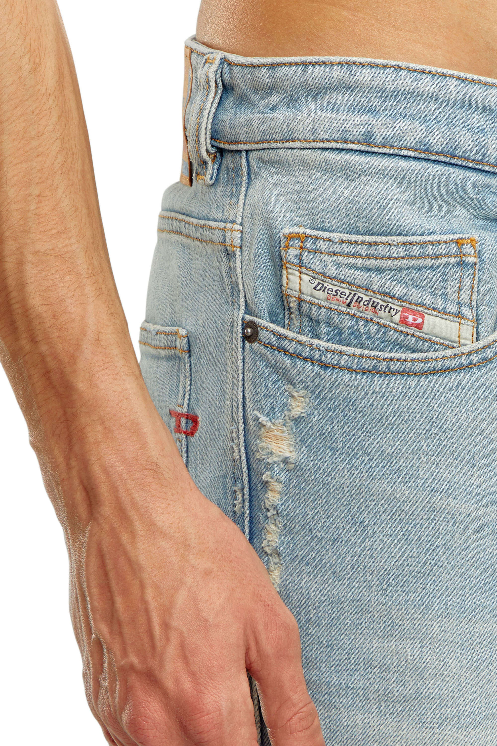 Diesel - Bootcut Jeans 1998 D-Buck 09H39 Homme, Bleu Clair - Image 5
