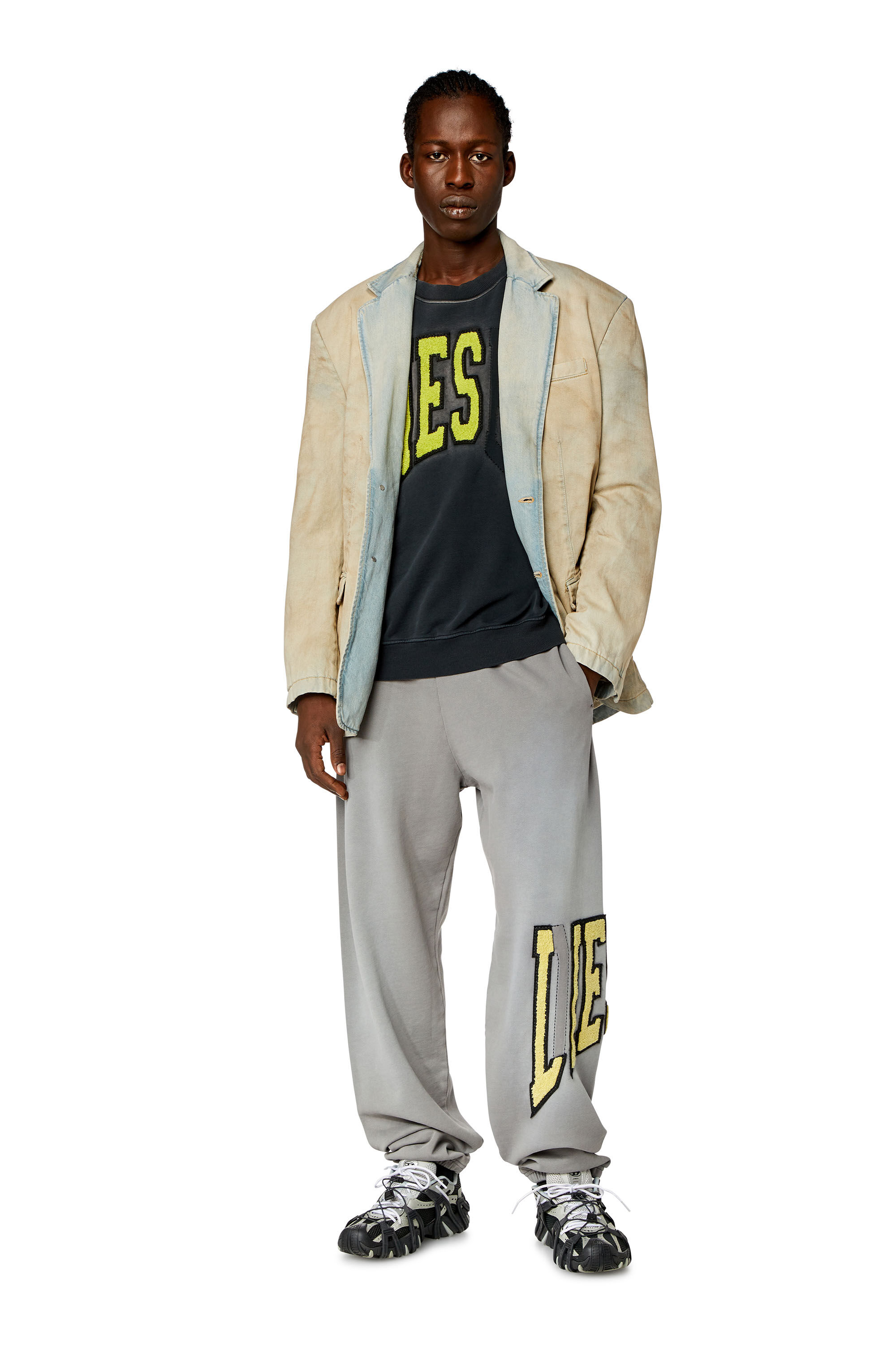 DIESEL / D-BLA-S/テーラードジャケット/S/コットン/BLU/D-BLA-S/ダメージ Men's Blazer in tailored Denim | Blue | Diesel Denim Set