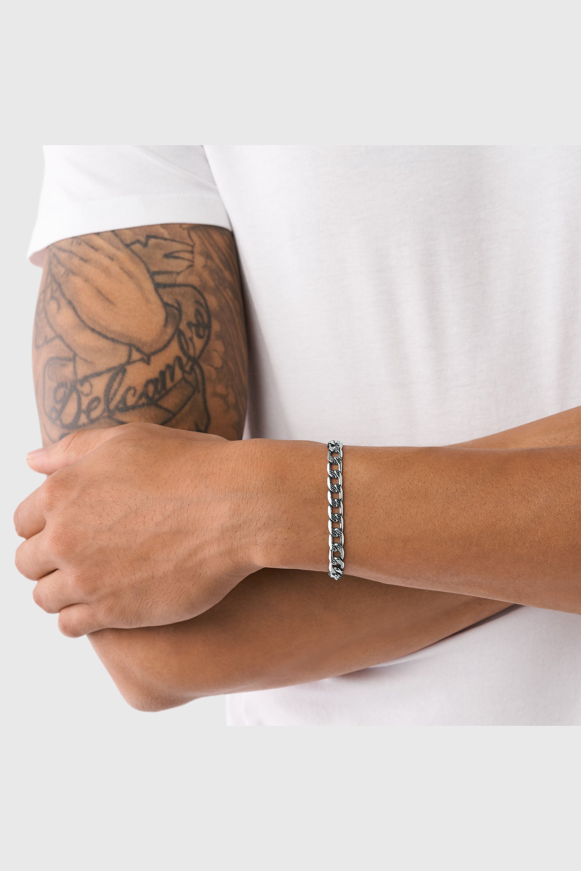 Diesel - DX1338, Pulsera de cadena en acero inoxidable Unisex in Plateado - 3