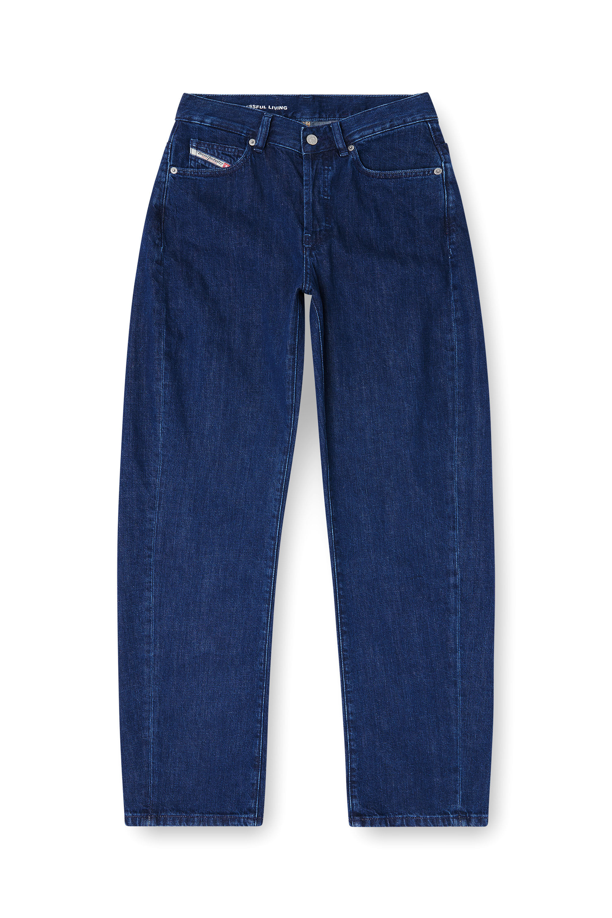 Women's Relaxed Jeans | Dark Blue | Diesel 1974 D-Ellz