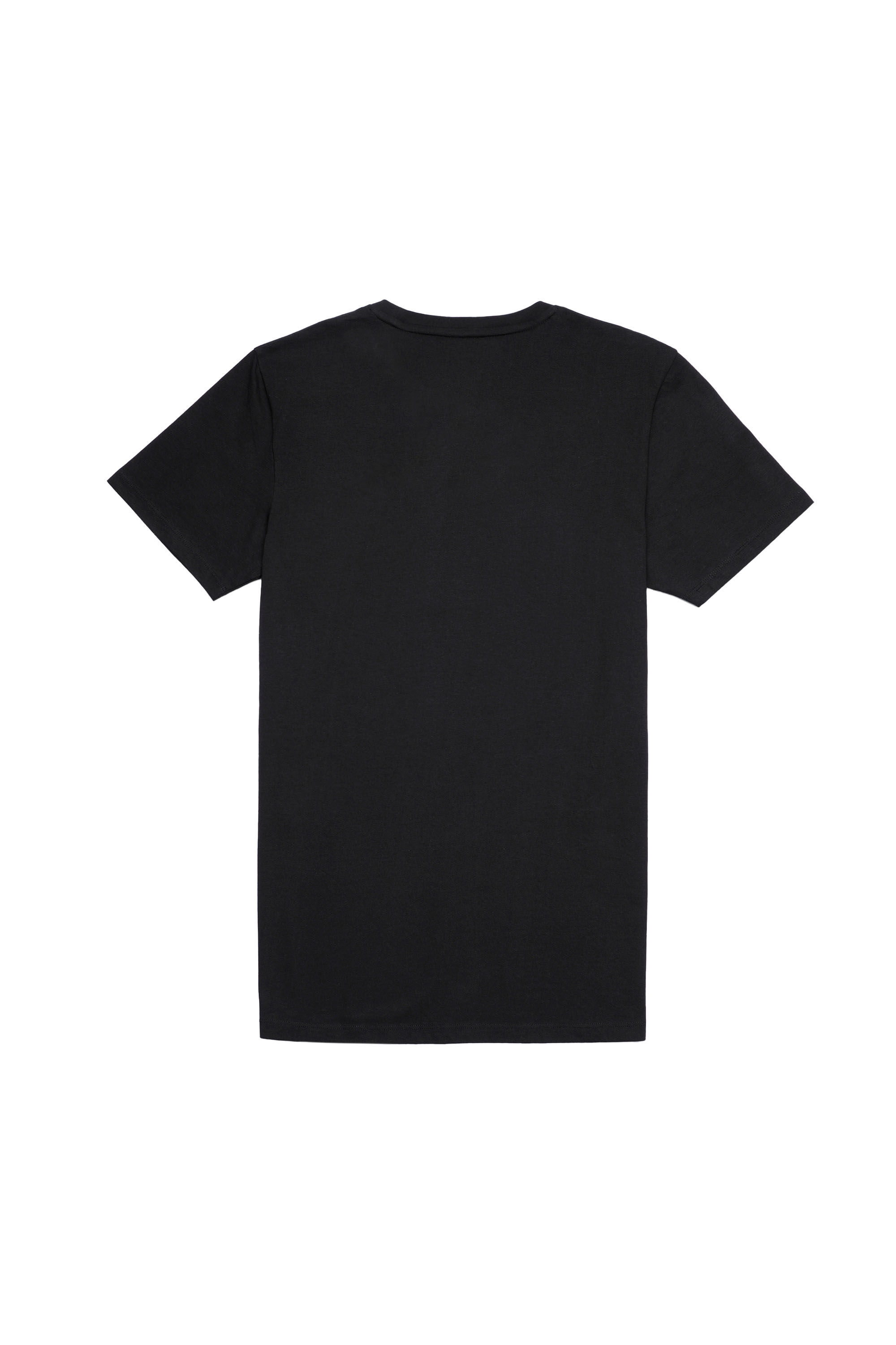 Diesel - UMTEE-MICHAEL-TUBE-TWOPACK, Male's Two-pack V-neck T-shirts with D patch in Black - 4