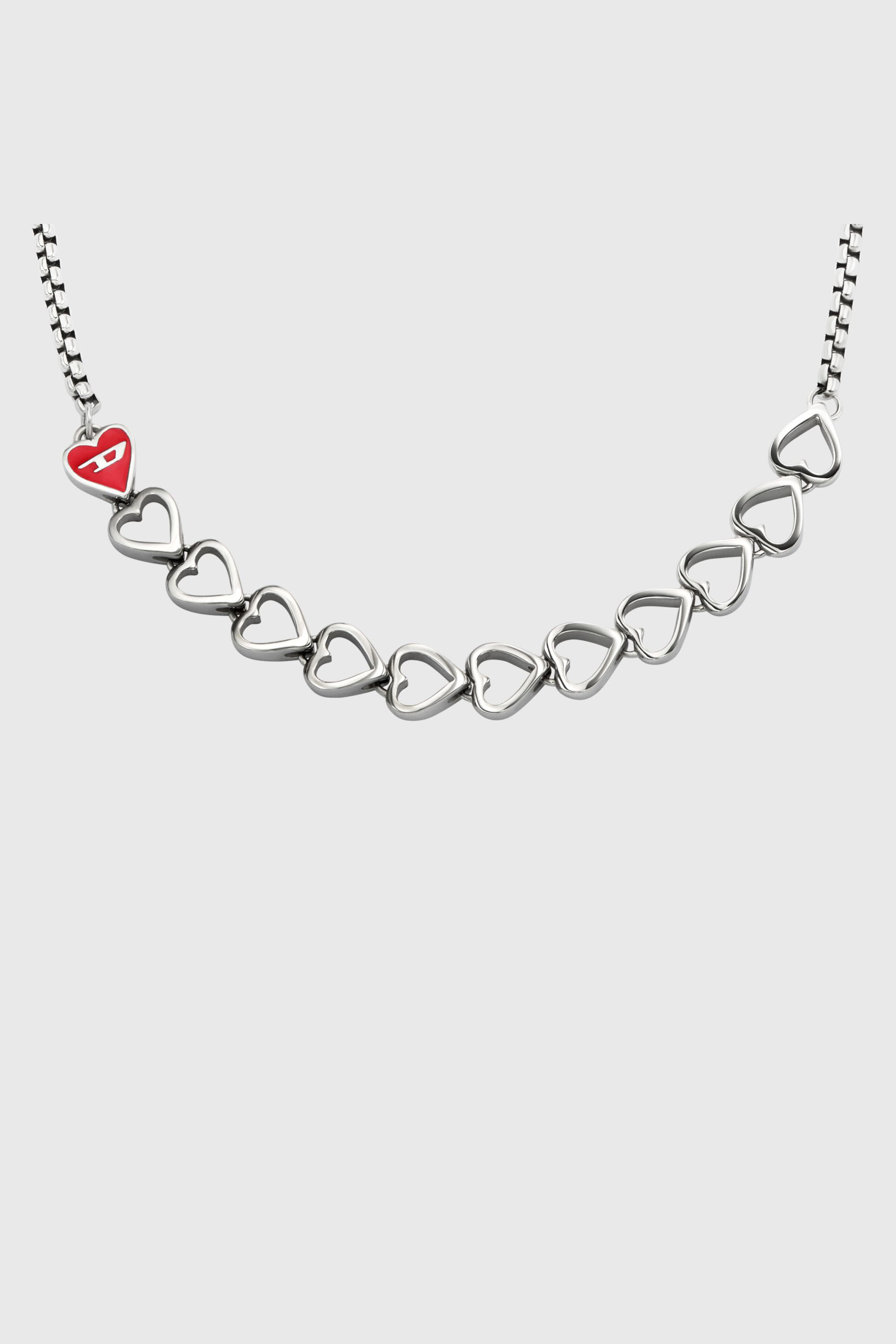 Women's Stainless Steel Chain Necklace | Silver | Diesel CA