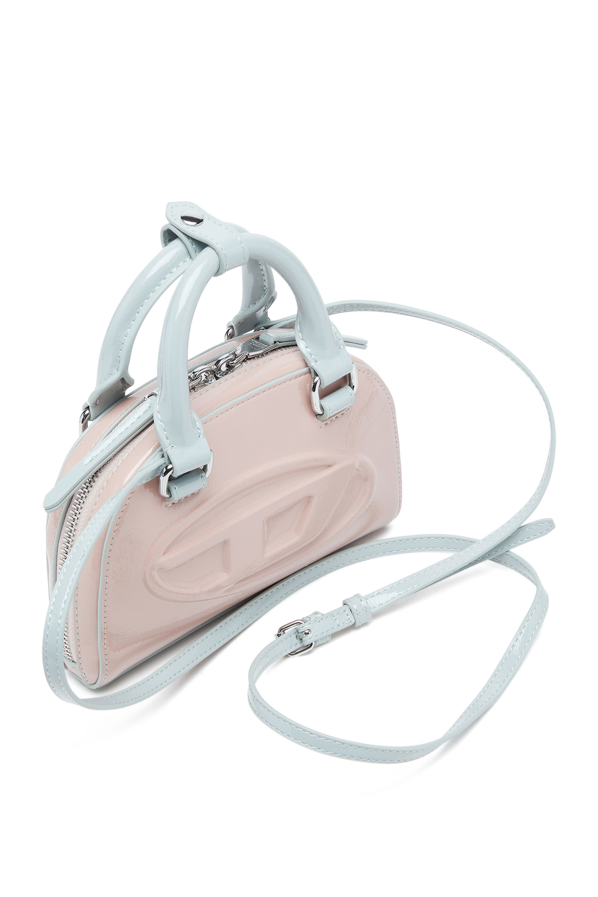 Women's 1DR Dome-Slim bowling bag with naplak effect | Pink