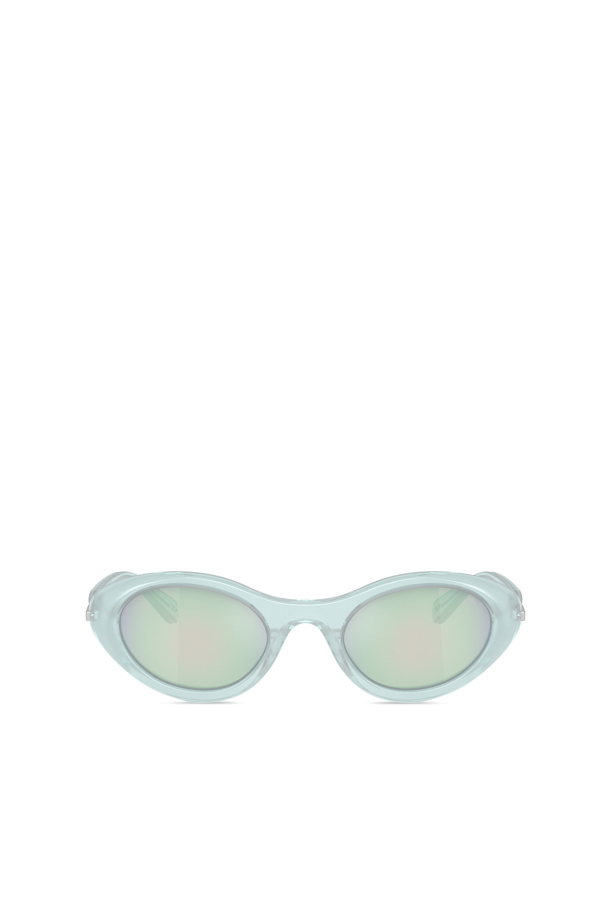 Diesel - 0DL2004, Unisex's Wrap-around shape sunglasses in Light Blue - 1