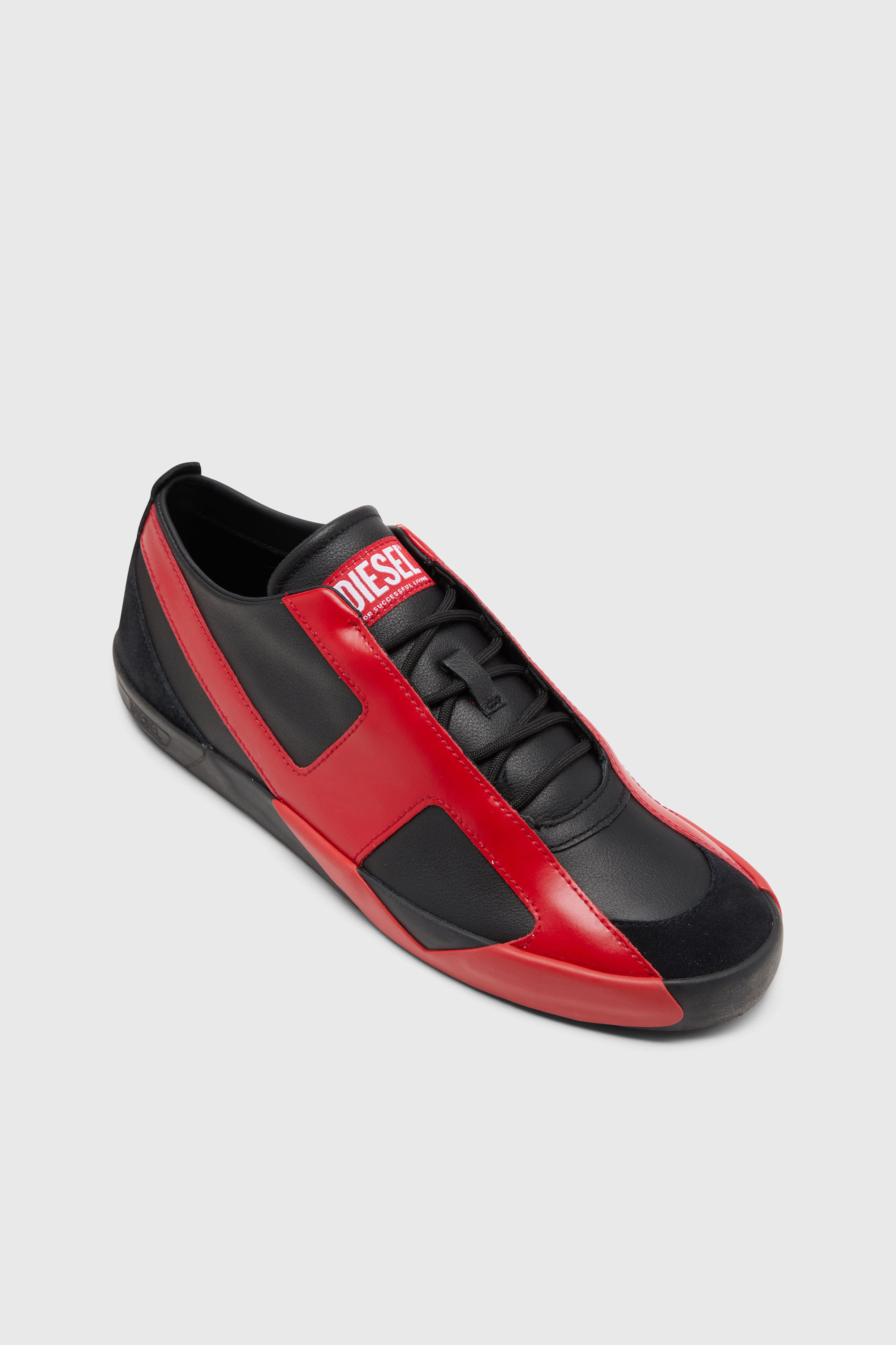 Men's S-Slante-D-Sneakers in suede and leather with D logo
