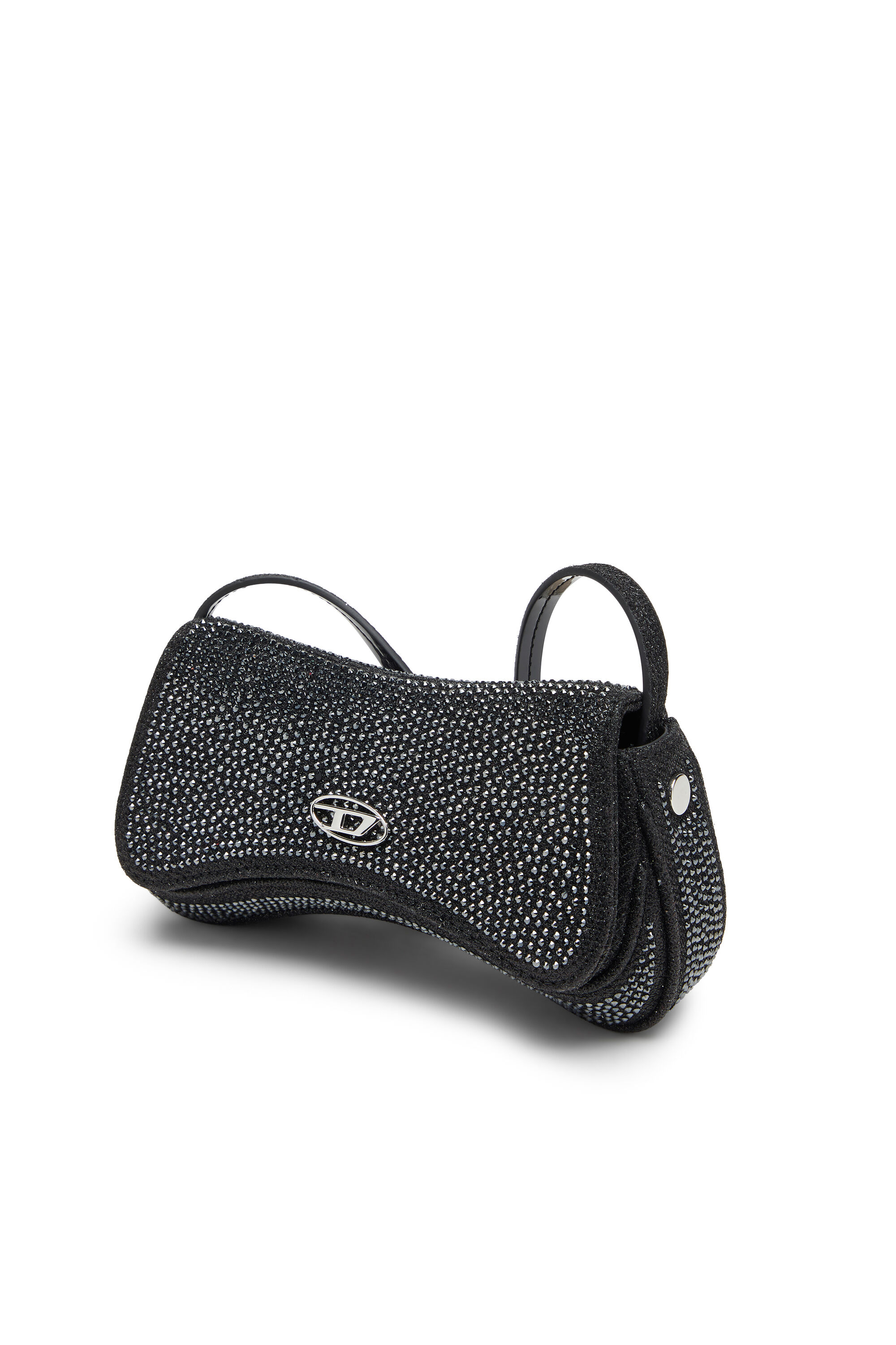 Women's Play-Small crossbody bag with crystal | Black | Diesel