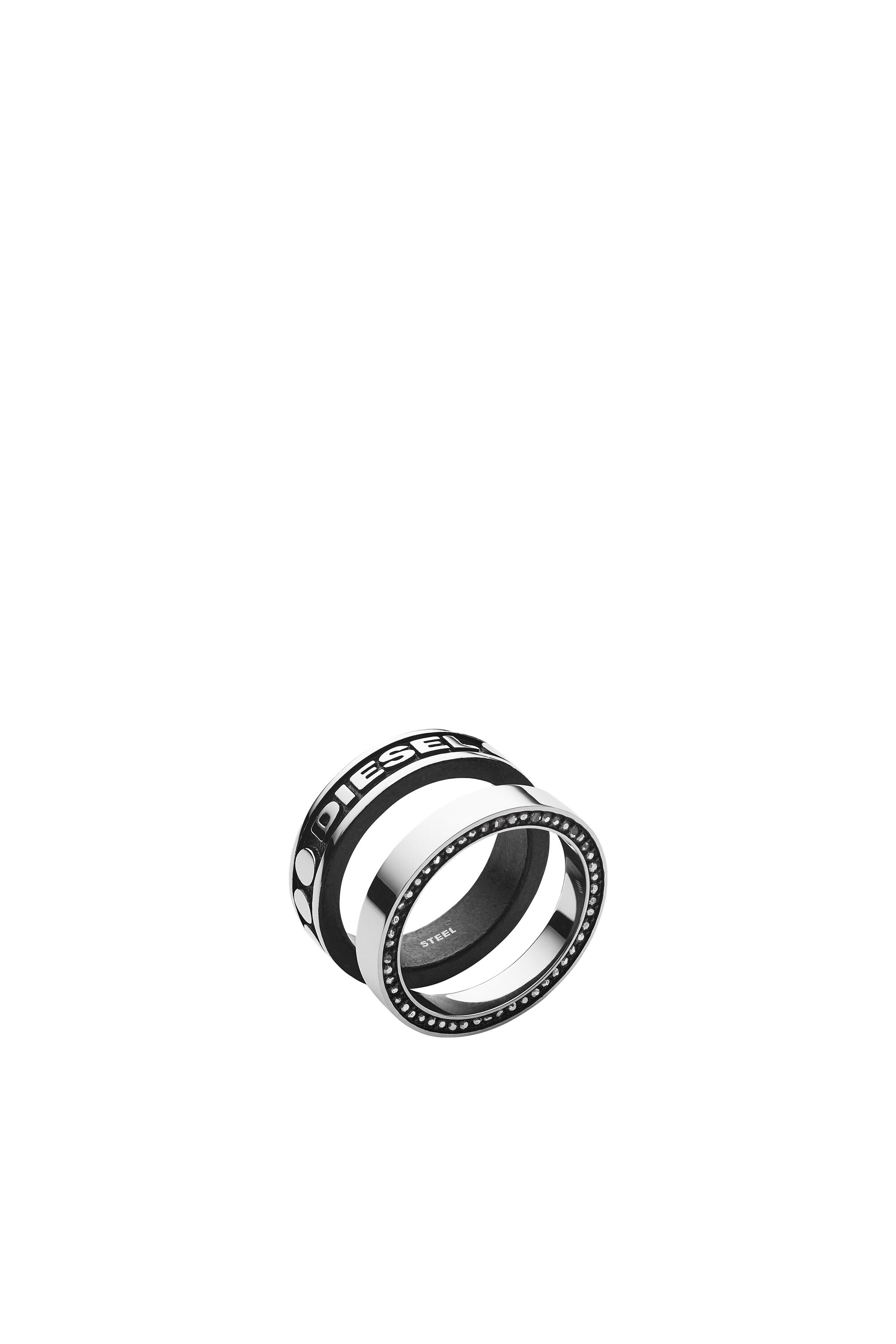 DX1170 Man: Stainless Steel Ring Set | Diesel