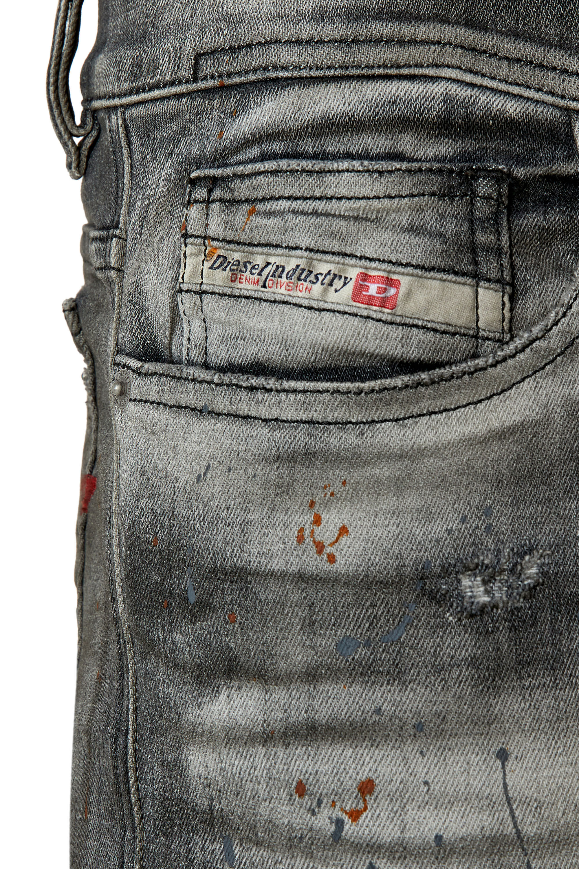 1983 D-Amny Man: skinny Black/Dark grey Jeans | Diesel