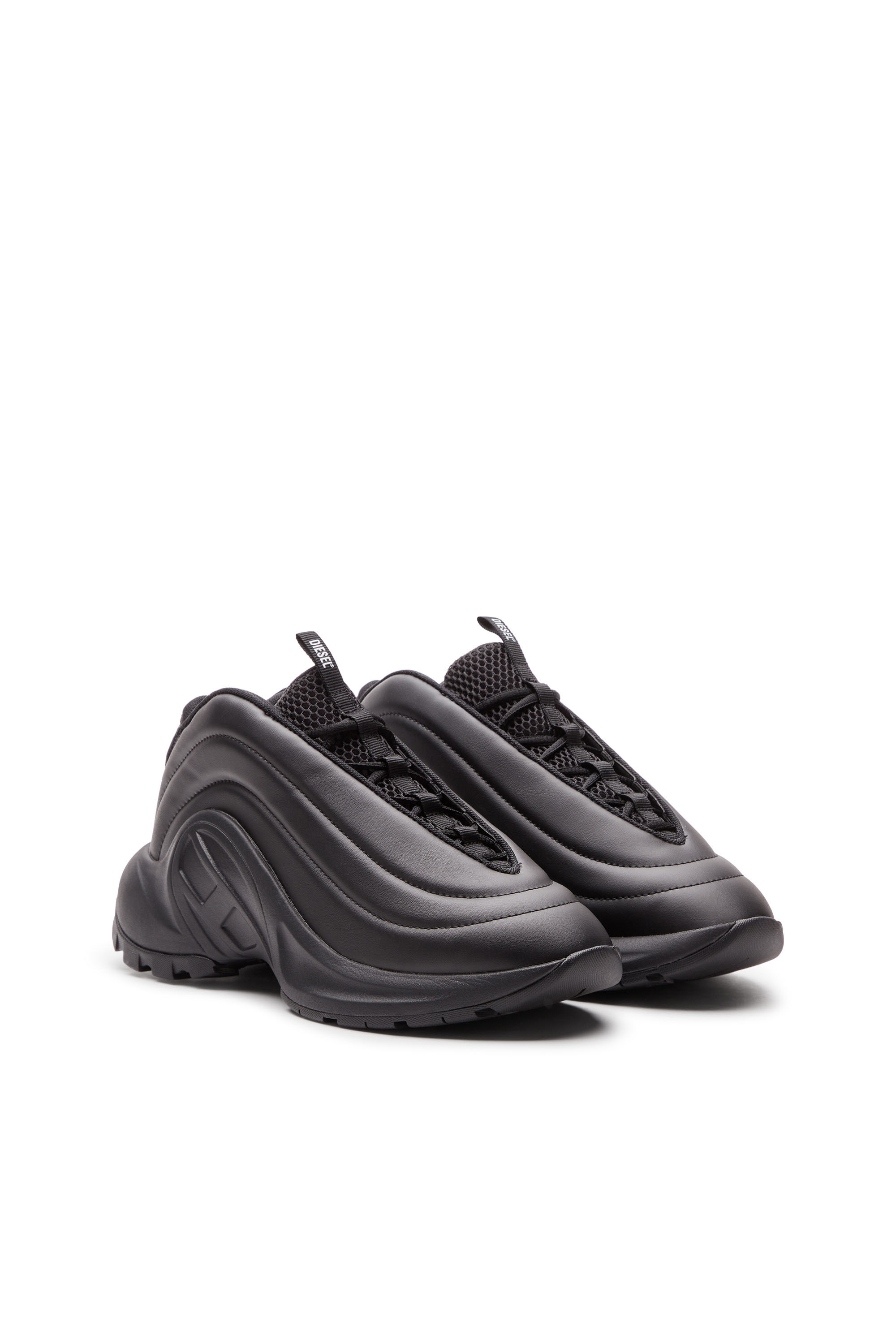 洗練されたデザイン DIESEL S-D-RUNNER X Y03440 Women's S-D-Runner X-Slip-on sneakers with matte Oval D instep