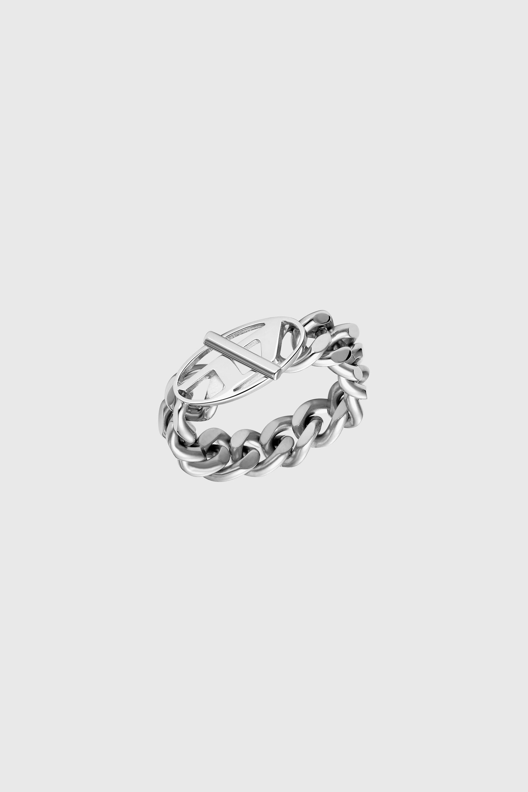 Diesel - DX1533040, Anillo de cadena suave de acero inoxidable Unisex in Plateado - 1