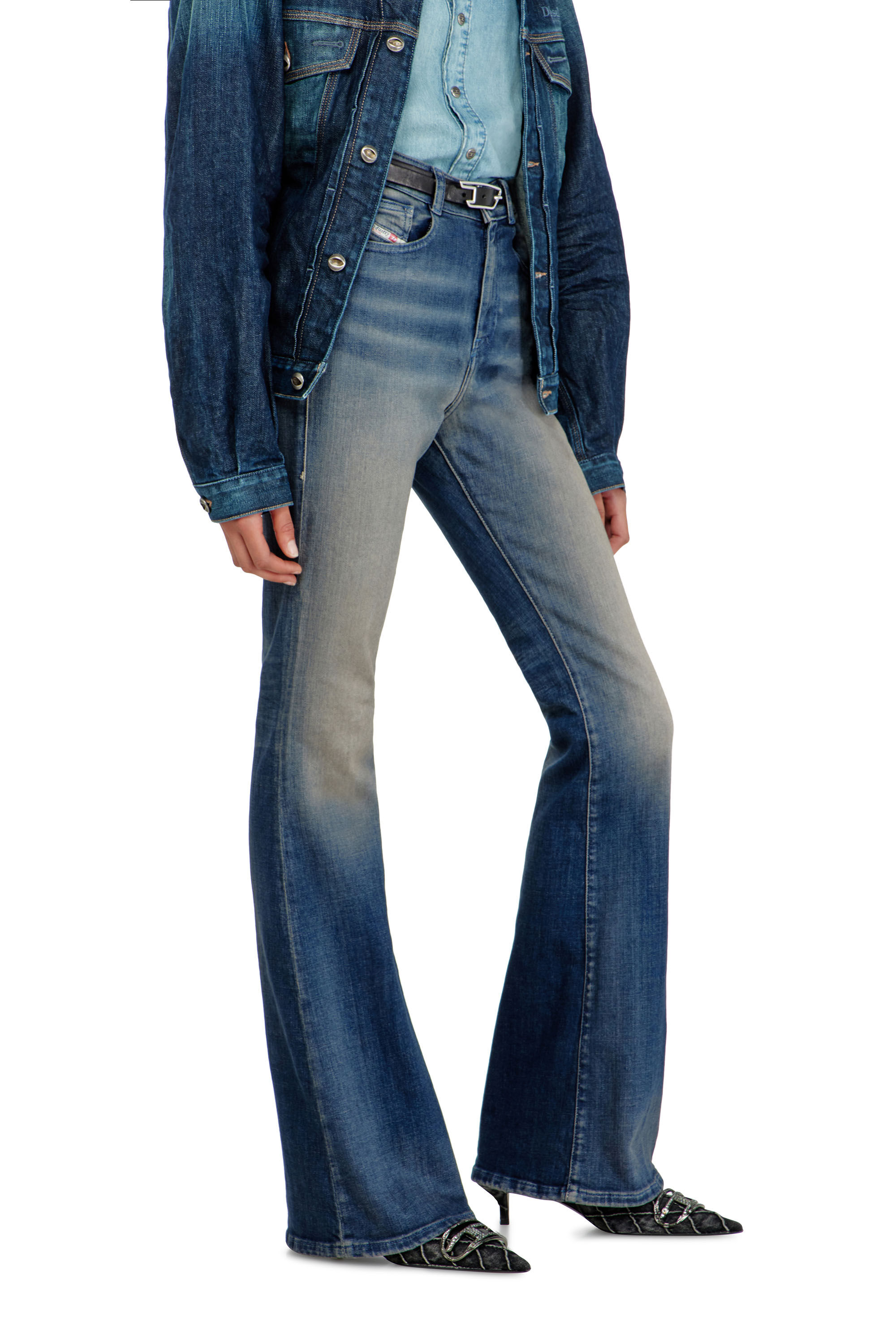 Women's Bootcut Jeans | Dark Blue | Diesel 1973 D-Partt