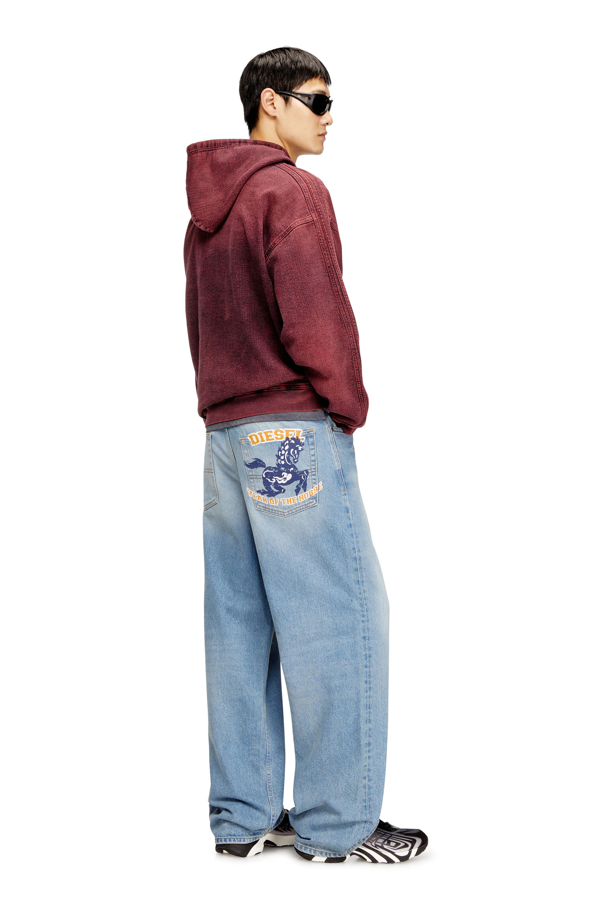 Men's Relaxed Jeans | Light Blue | Diesel 2001 D-Macro