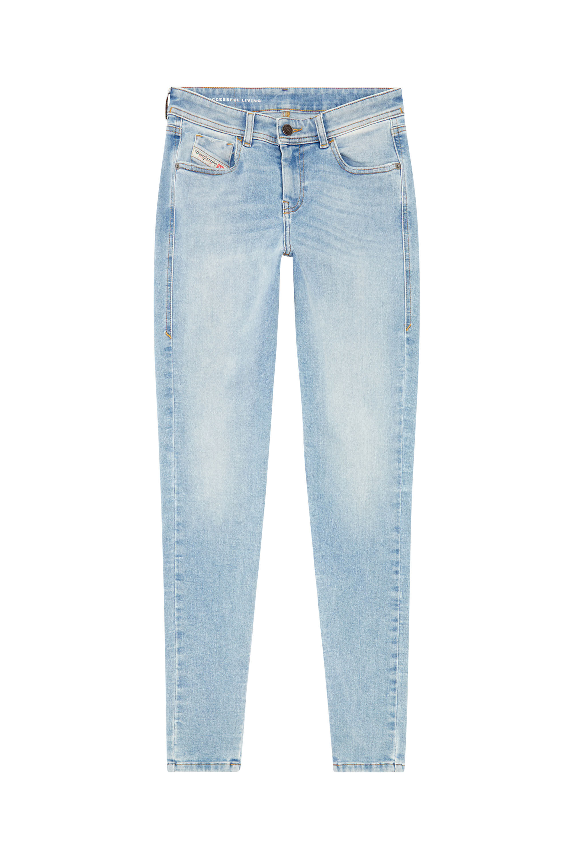 Diesel - Female's Skinny Jeans 2017 Slandy 09J13, Light Blue - 2
