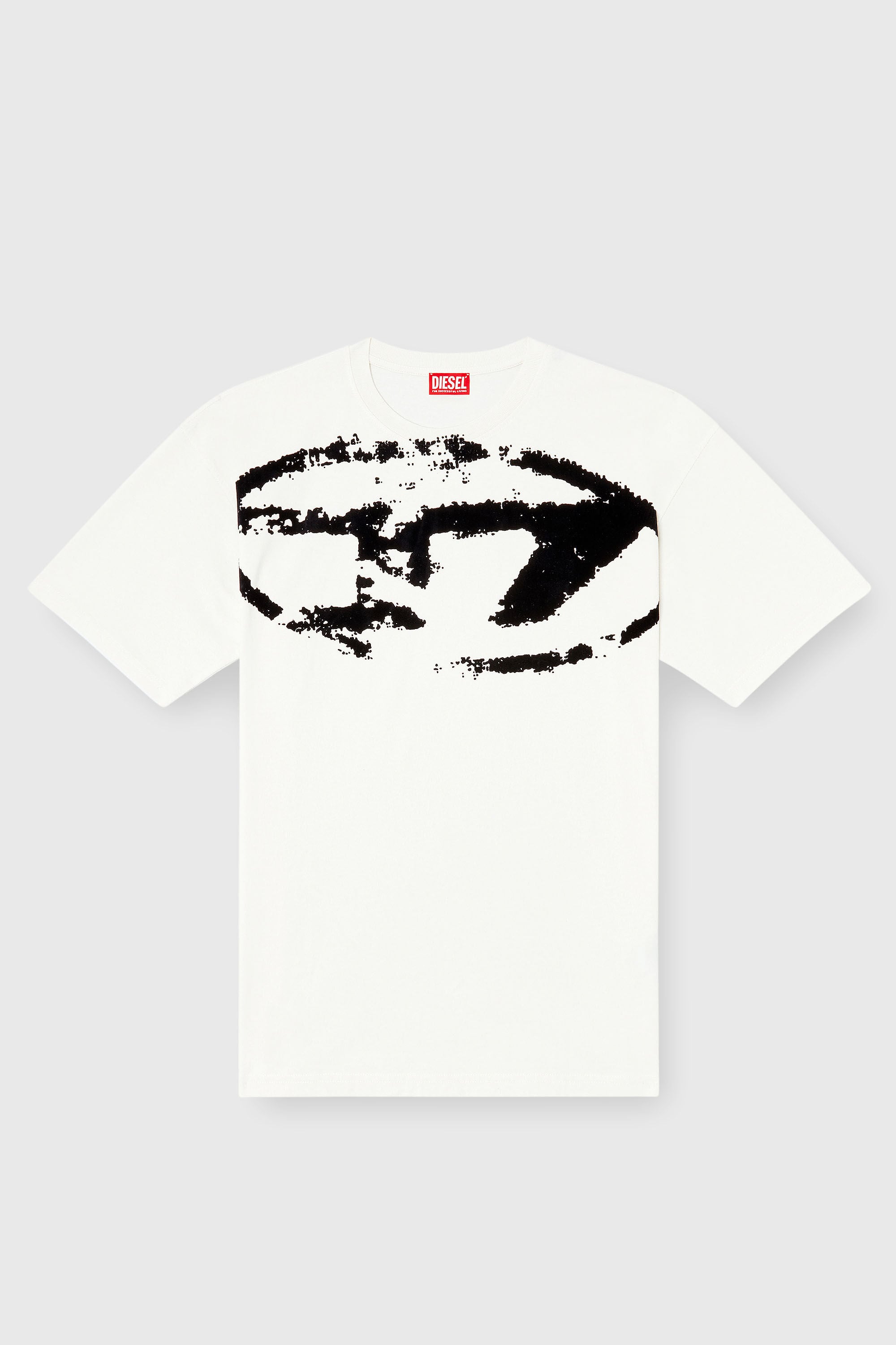 Diesel - T-BOXT-N14, Camiseta con logotipo desgastado en relieve Hombre in Blanco - 2