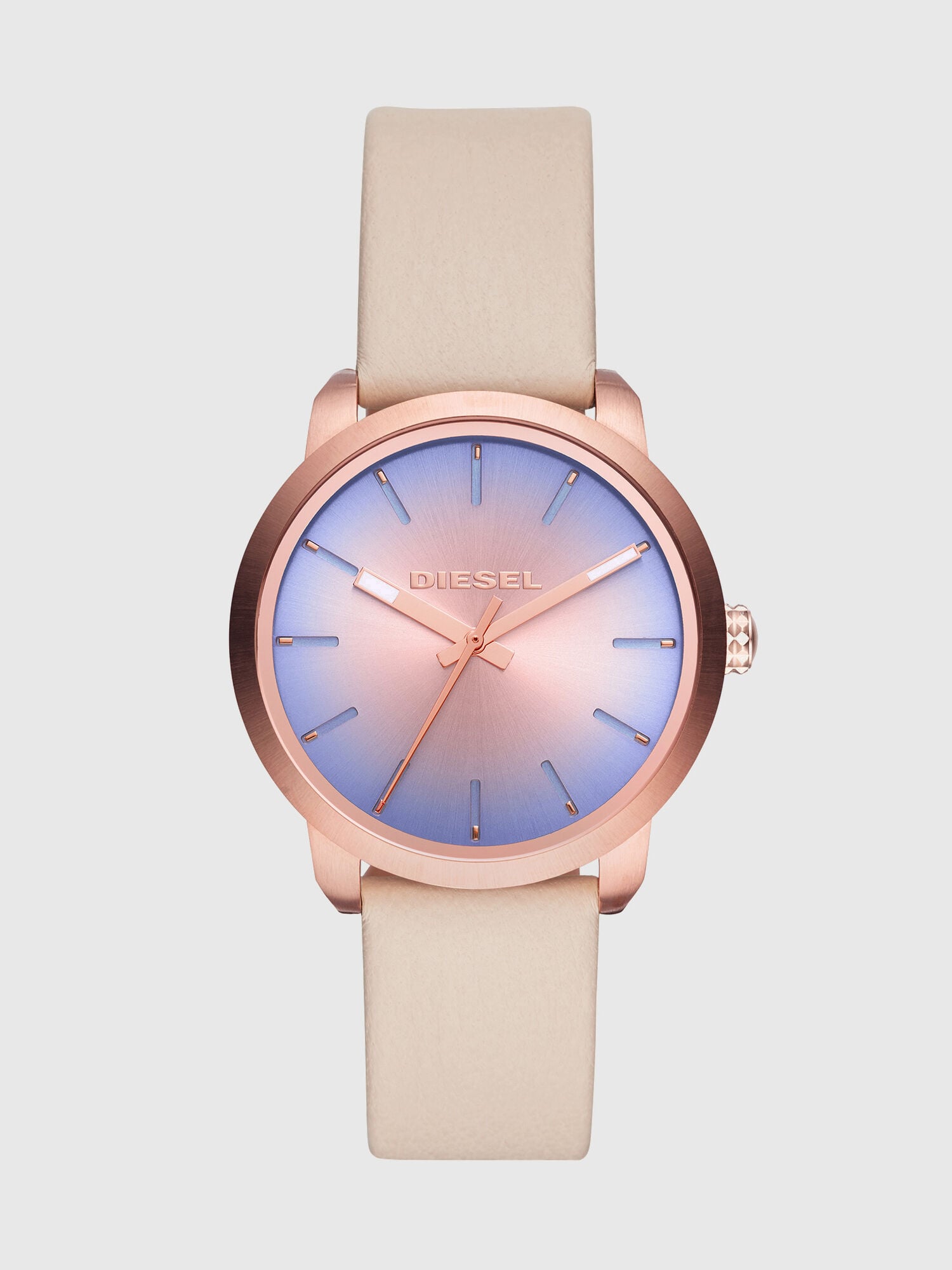 DZ5572 Woman: Flare Degrade watch with nude leather strap | Diesel