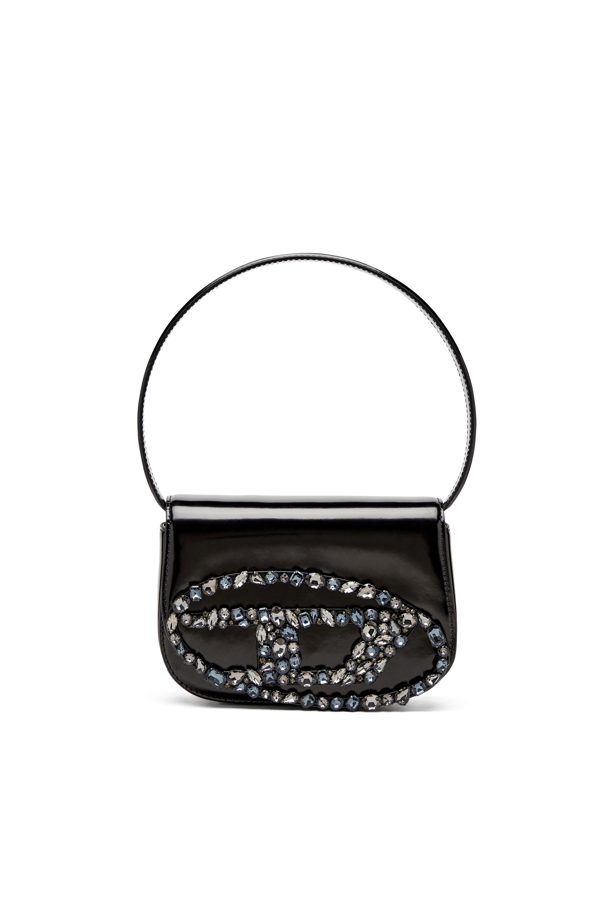 DIESEL ☆ 1DR-Iconic shoulder bag in mirror leather Women's 1DR-Iconic shoulder bag in mirrored leather | Brown