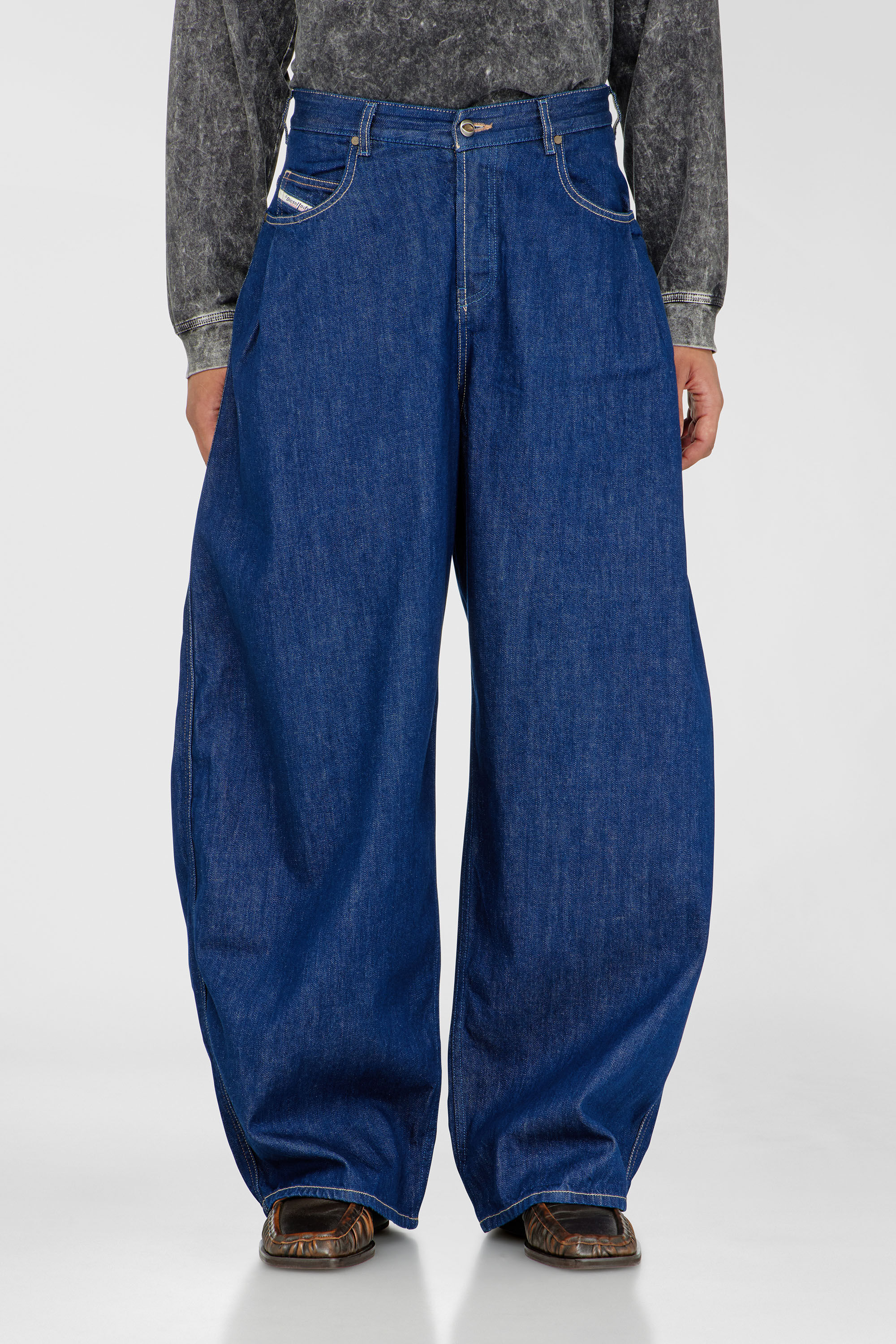 High Waisted Barrel Jeans for Women | Diesel® US