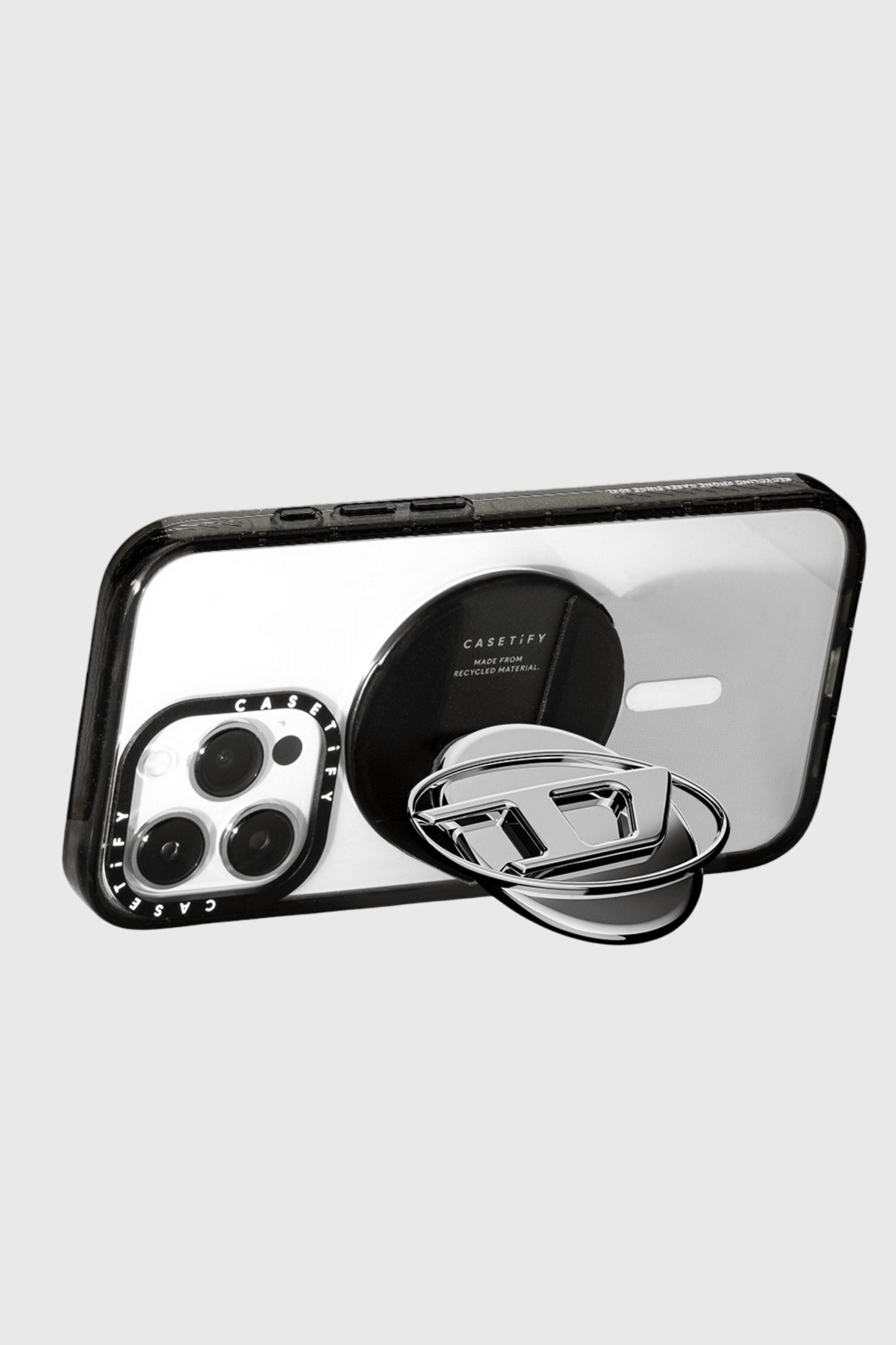 Diesel - 60372 CASETIFY  GRIP STAND, Unisex's Grip & Stand Silver in Silver - 4