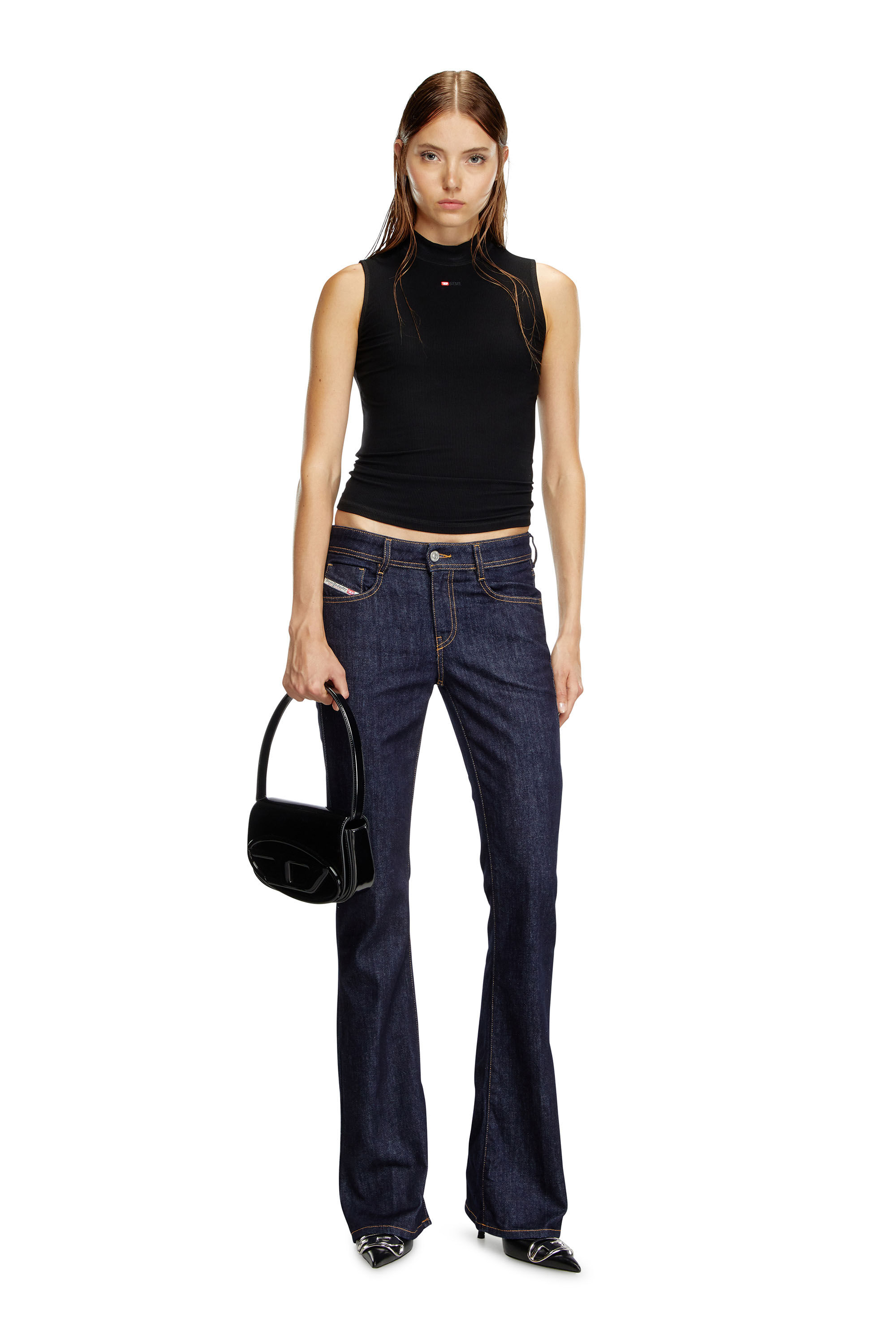 1969 D-Ebbey Woman: Bootcut low waist Jeans | dark blue | Diesel
