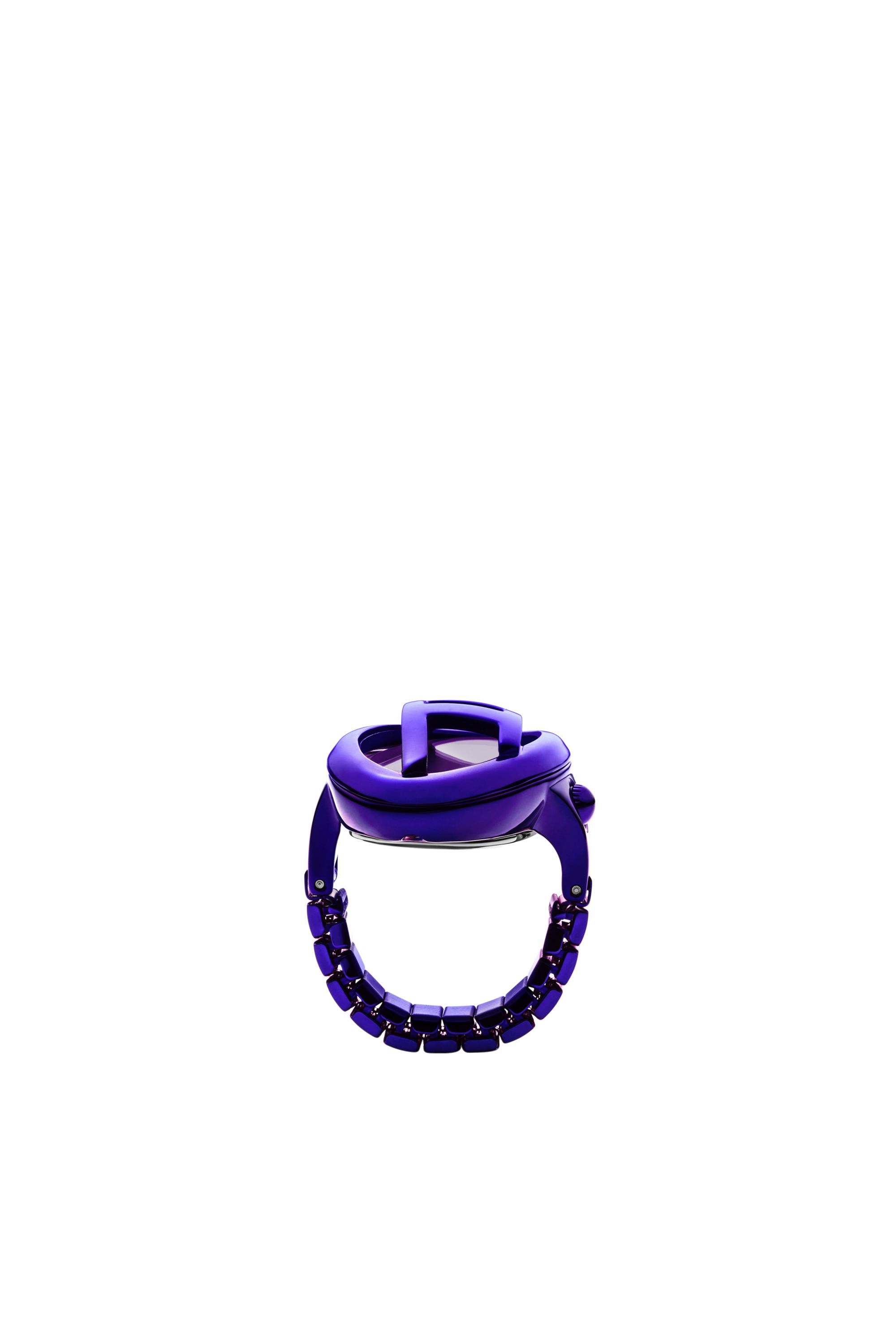 Women's D-Era purple stainless steel ring watch | Blue | Diesel
