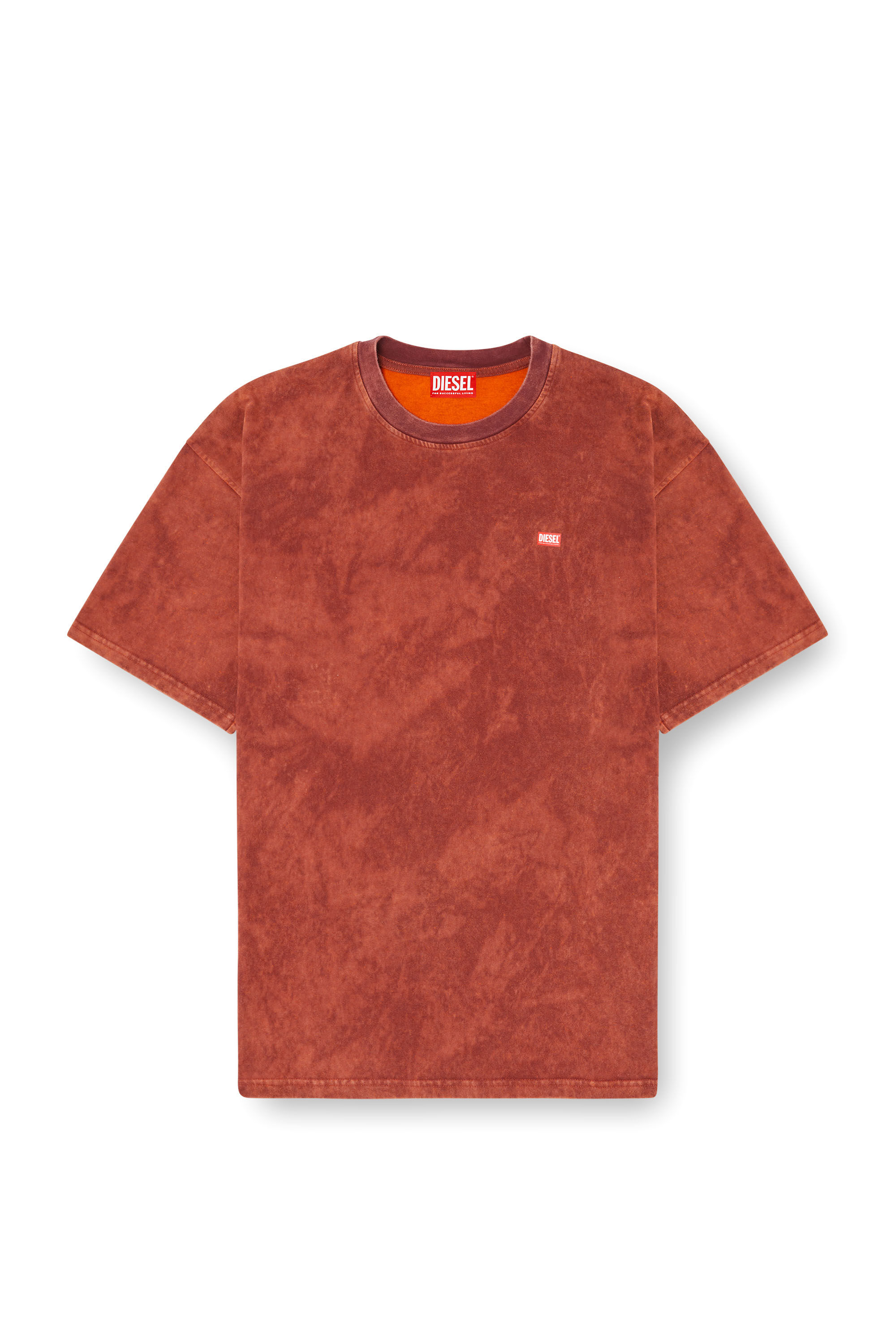 Diesel - T-BOXT-T4, Male's Jersey t-shirt with logo in Brown - 2