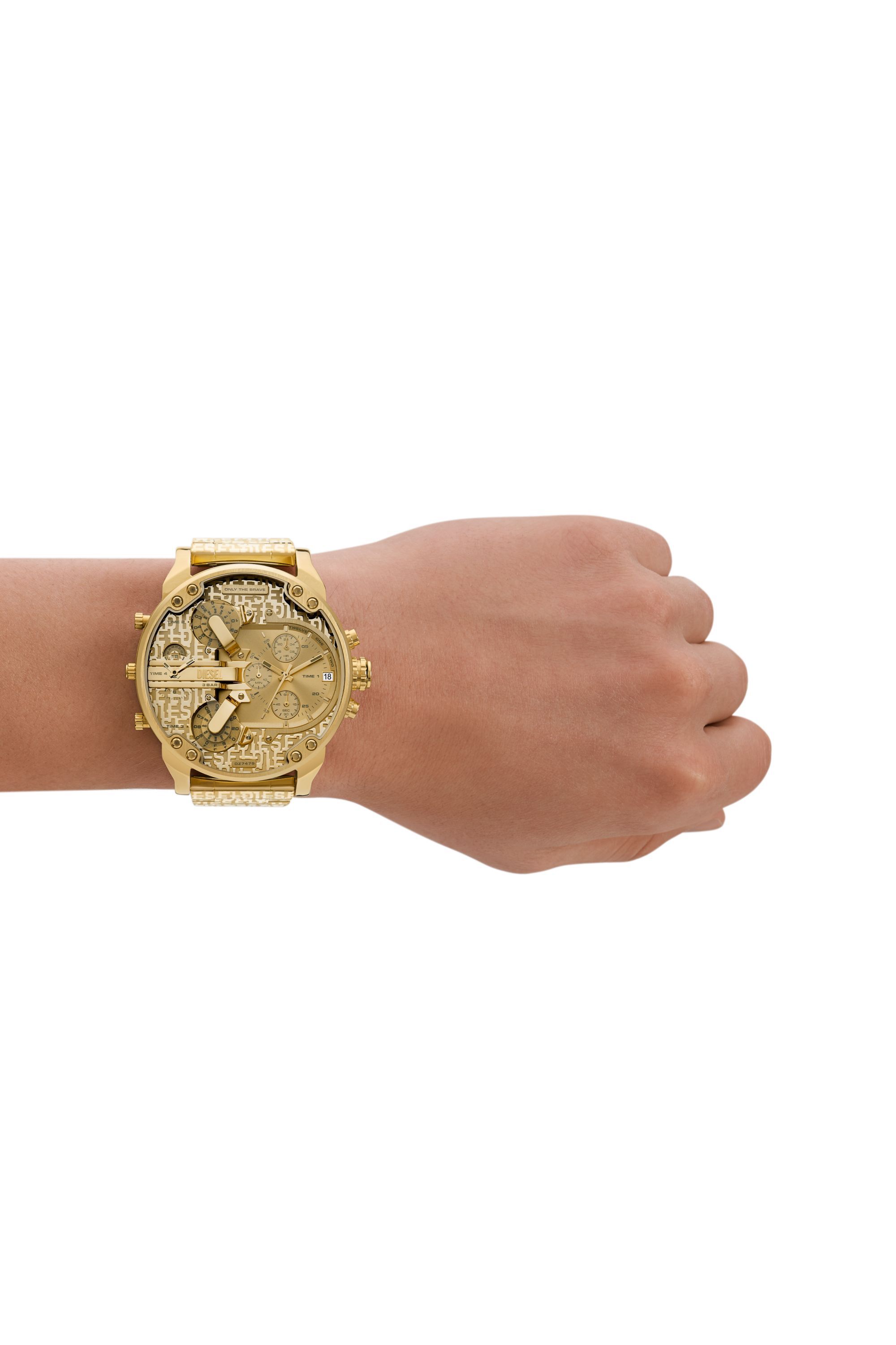 Men's Mr. Daddy 2.0 Stainless Steel Watch | Gold | Diesel