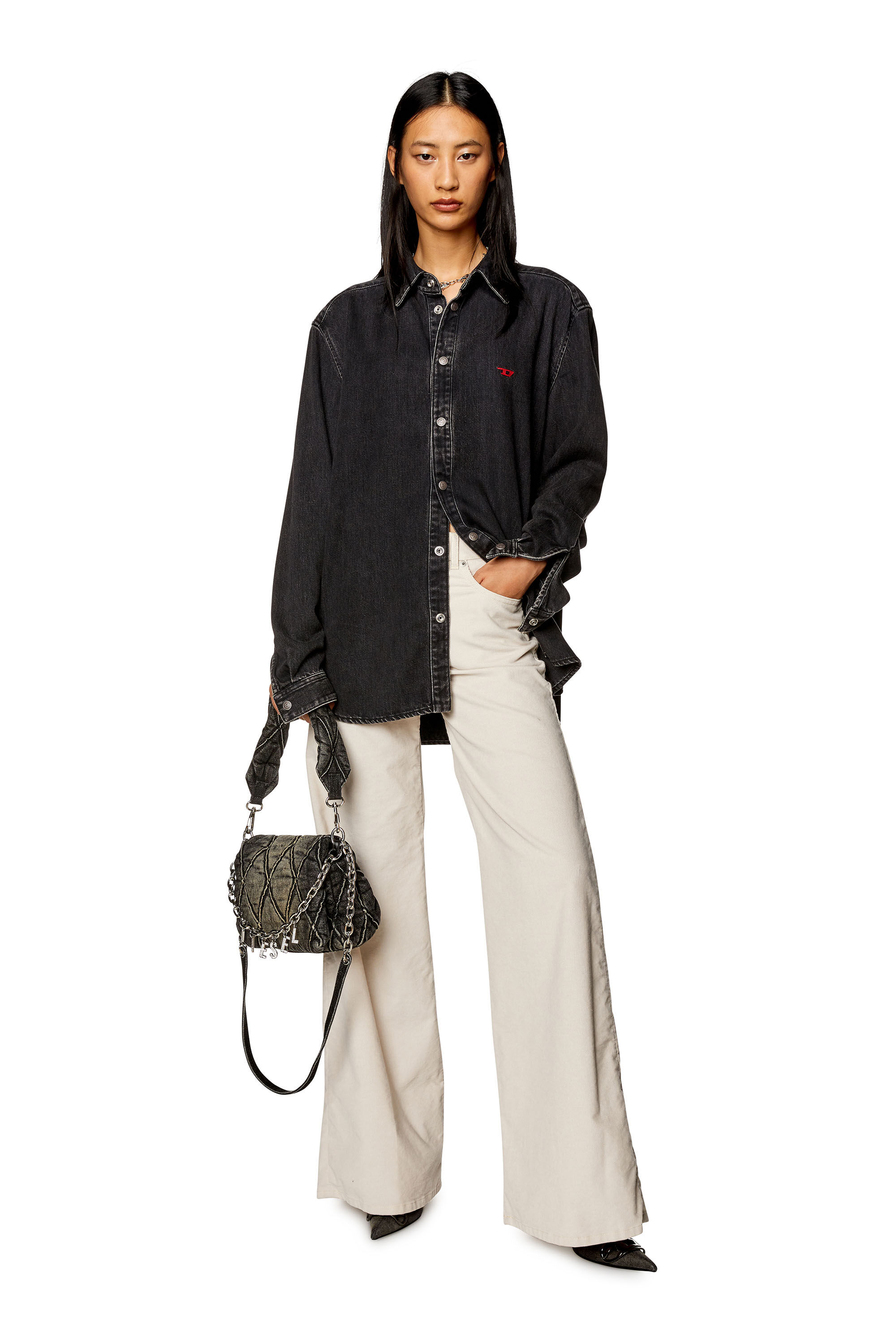 Diesel - Female's Flare Jeans 1978 D-Akemi 068JG, White - 1