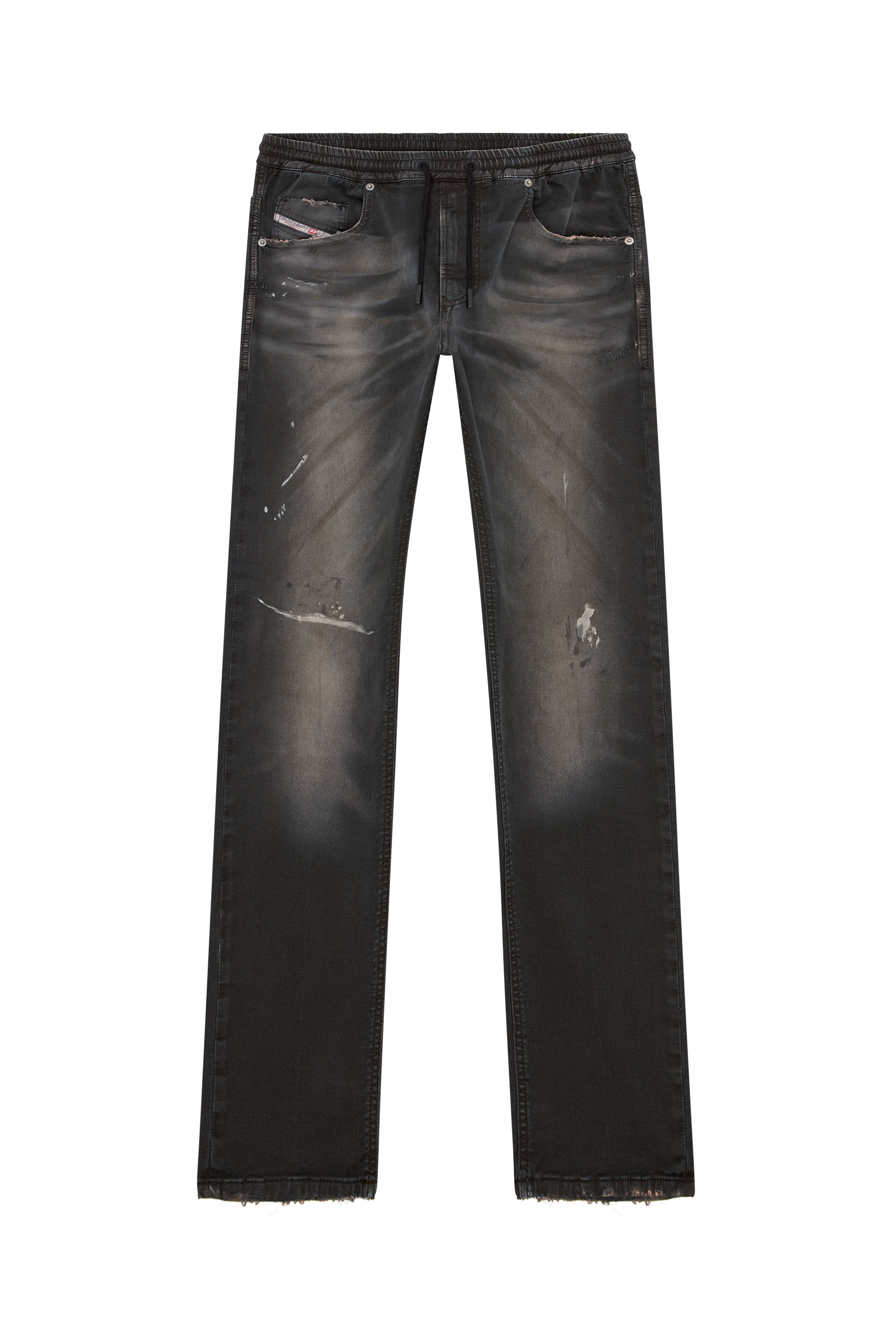 Diesel - Regular 2030 D-Krooley Joggjeans® 068LW Homme, Noir - Image 2