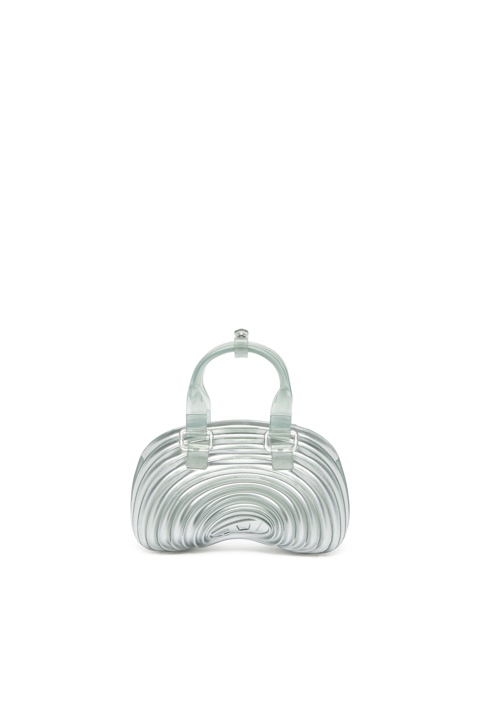 desel meri s バッグ bag Women's Quantum Dome - Handbag in Melflex® | Silver | Diesel