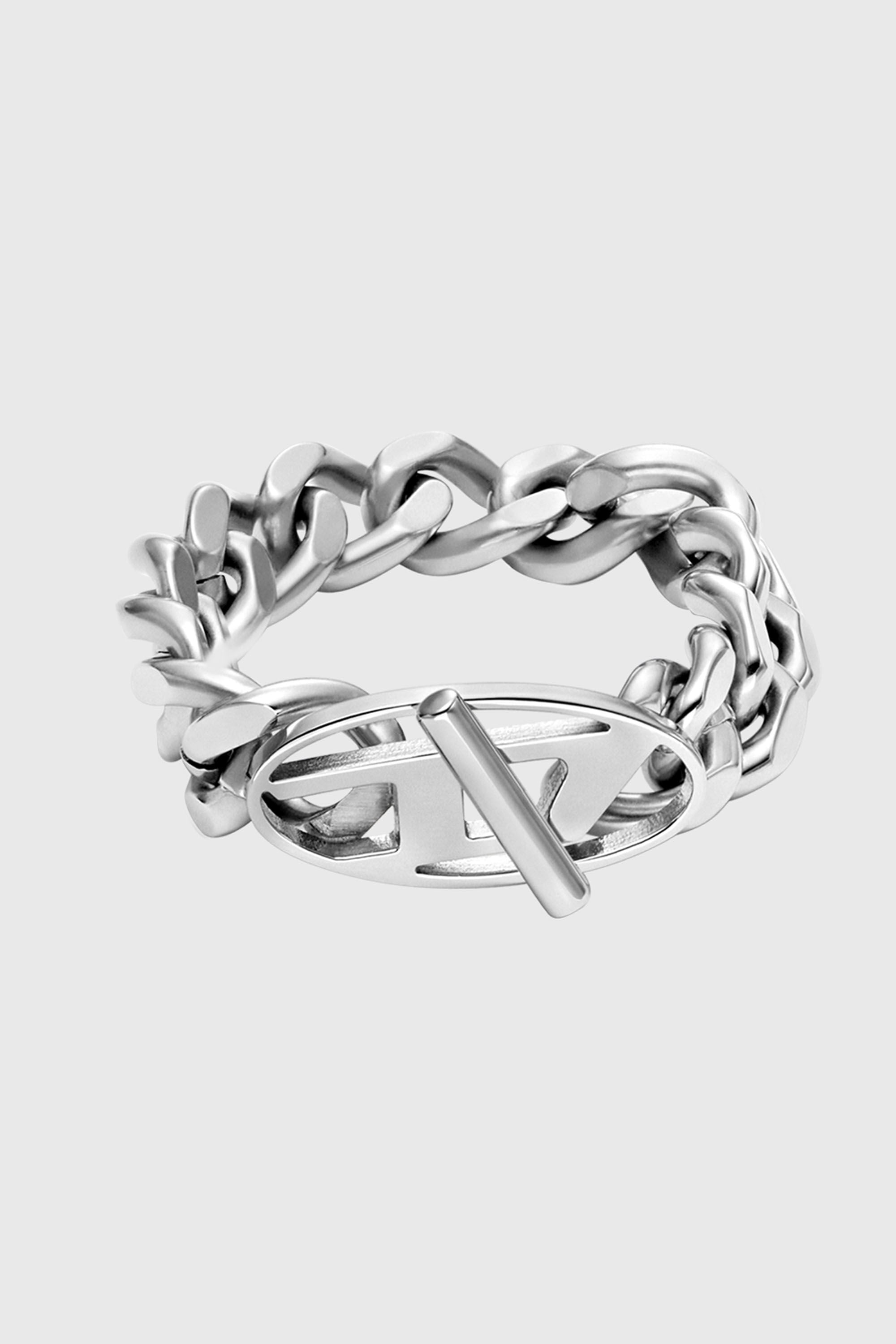 Diesel - DX1533040, Bague cha&icirc;ne souple en acier inoxydable Mixte in Gris argent&eacute; - 2