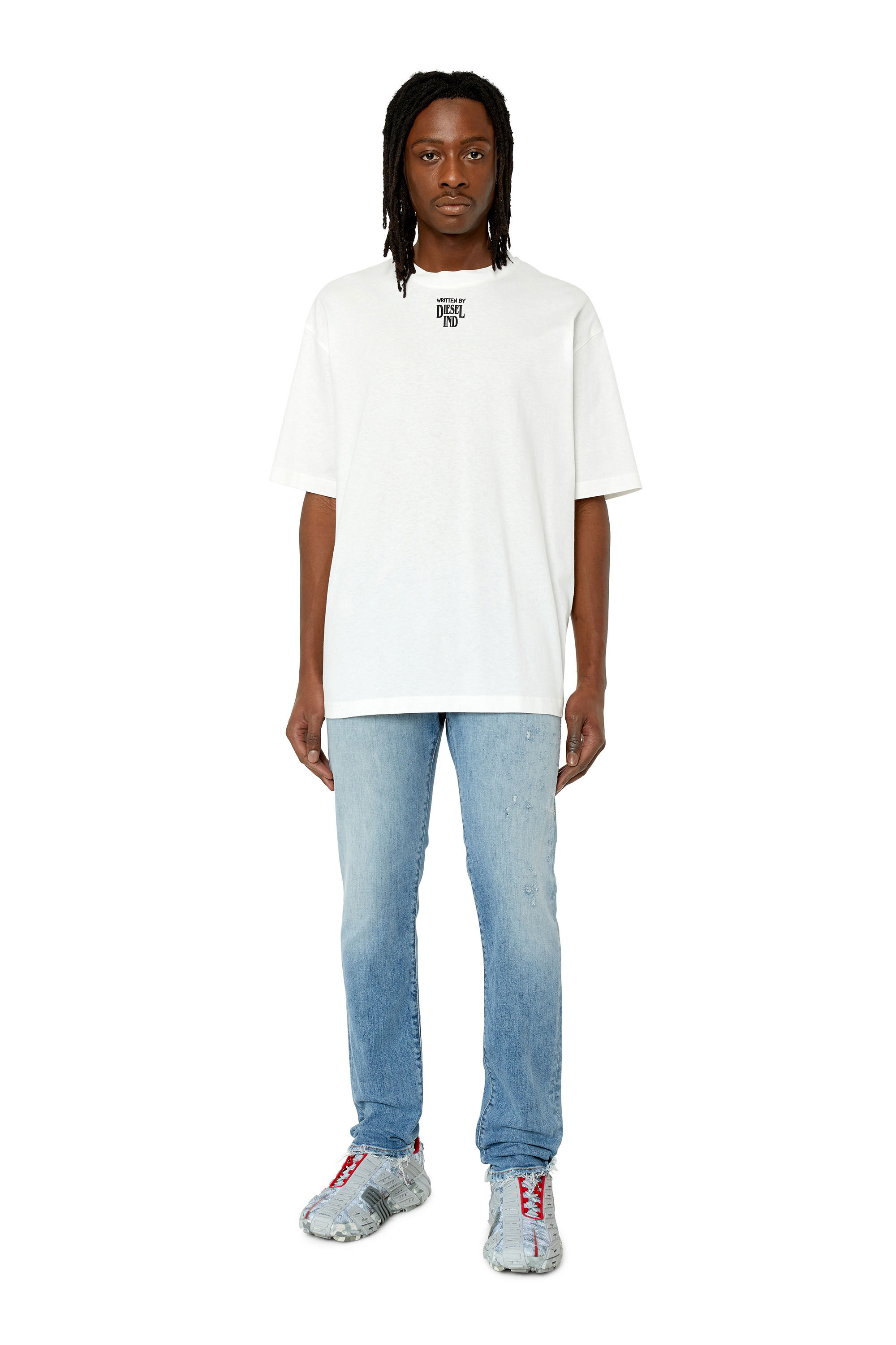 Diesel - Slim Jeans 2019 D-Strukt 09E73, Slim Jeans - 2019 D-Strukt Homme in Bleu - 1