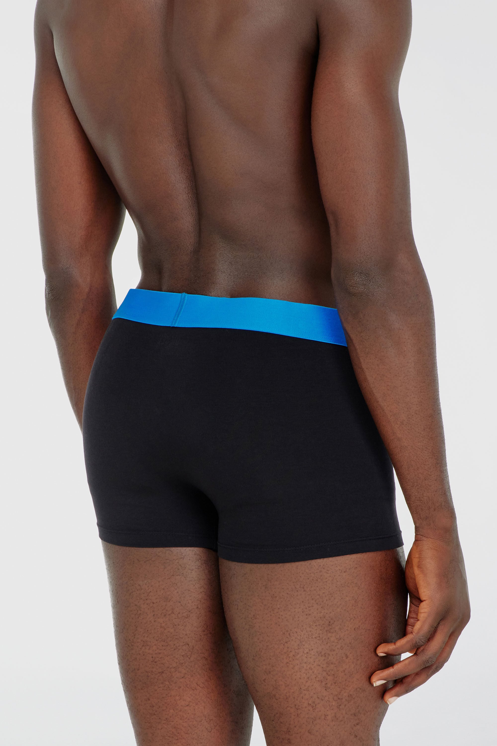 Diesel - DAMIEN-D-POP-3PACK-40, Man's Three-pack boxer briefs in stretch cotton in Black - 3