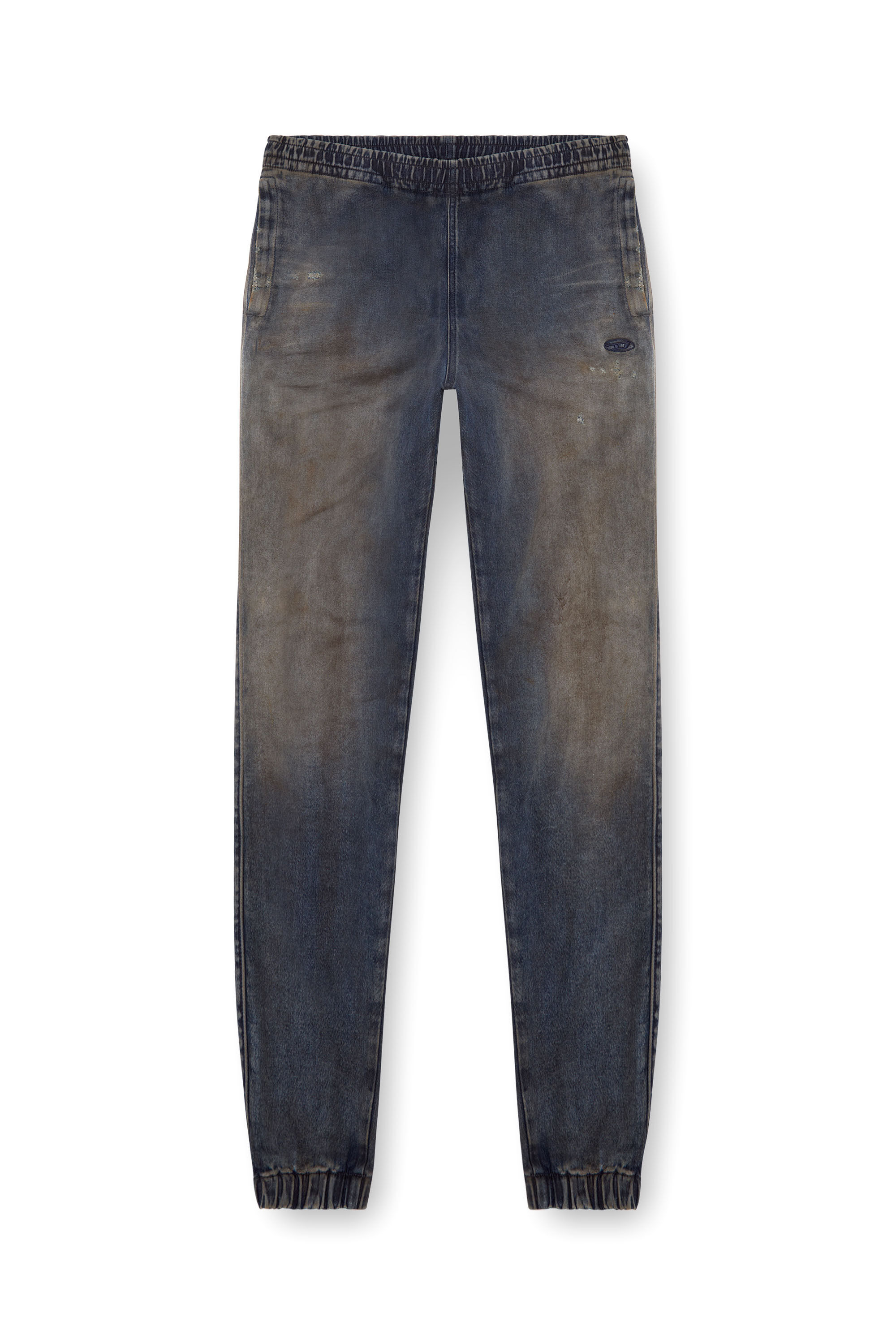 Diesel - Slim D-Labb Track denim 068LV Homme, Bleu Foncé - Image 2