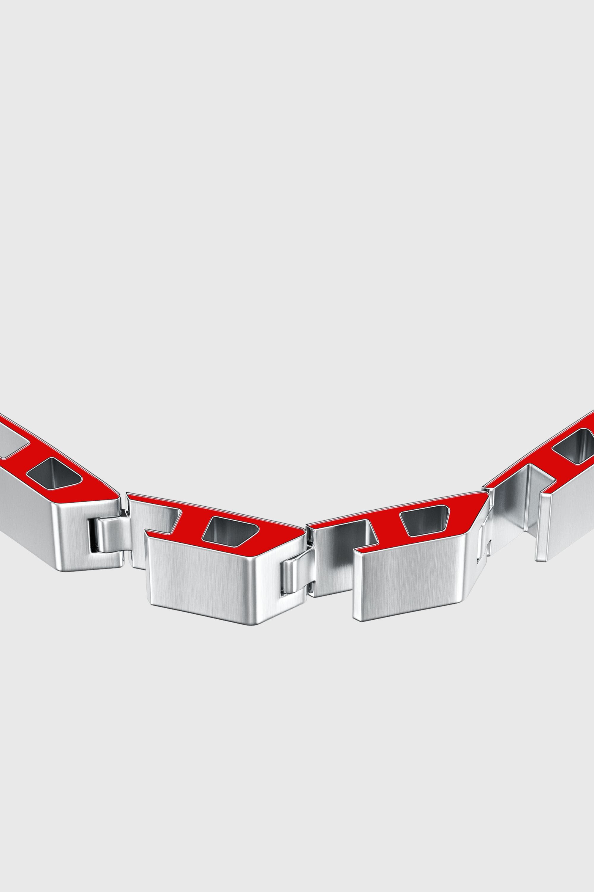 Diesel - DX1690040 JEWELLERY, Pulsera de acero inoxidable Unisex in Plateado - 3
